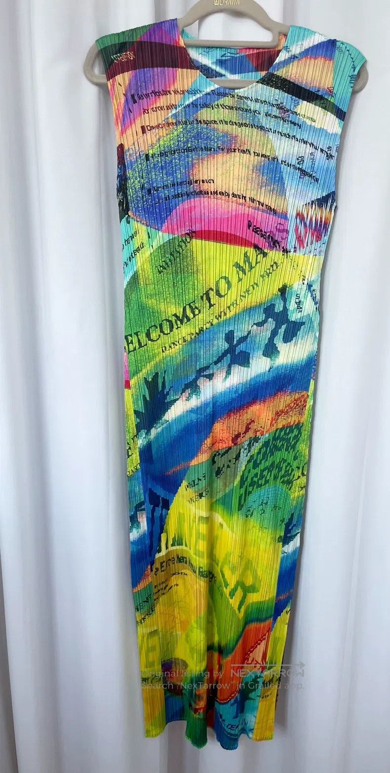 Issey Miyake Issey Miyake Green Dress Size M / US 6-8 / IT 42-44 - 1 Thumbnail