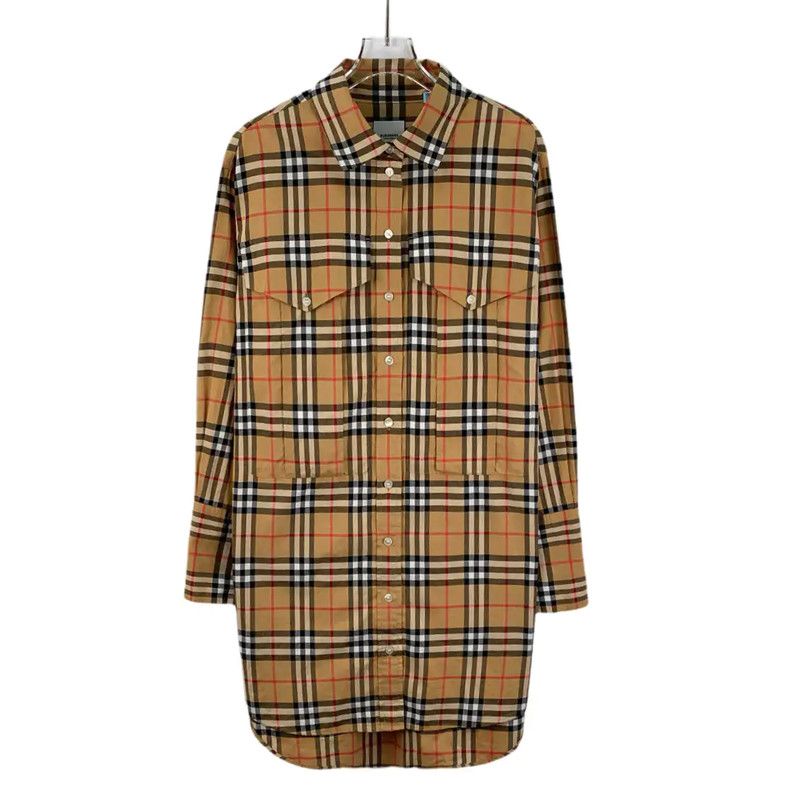 Burberry Burberry Brown Cotton Women’s Shirt Size S / US 4 / IT 40 - 1 Thumbnail