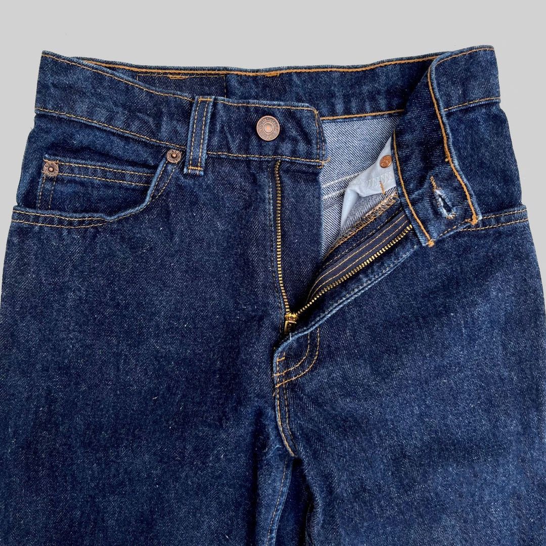 Levi's × Vintage Levi’s 1980 80s 614 Vintage USA Made Straight Denim Jeans Size 24" / US 00 / IT 34 - 4 Thumbnail
