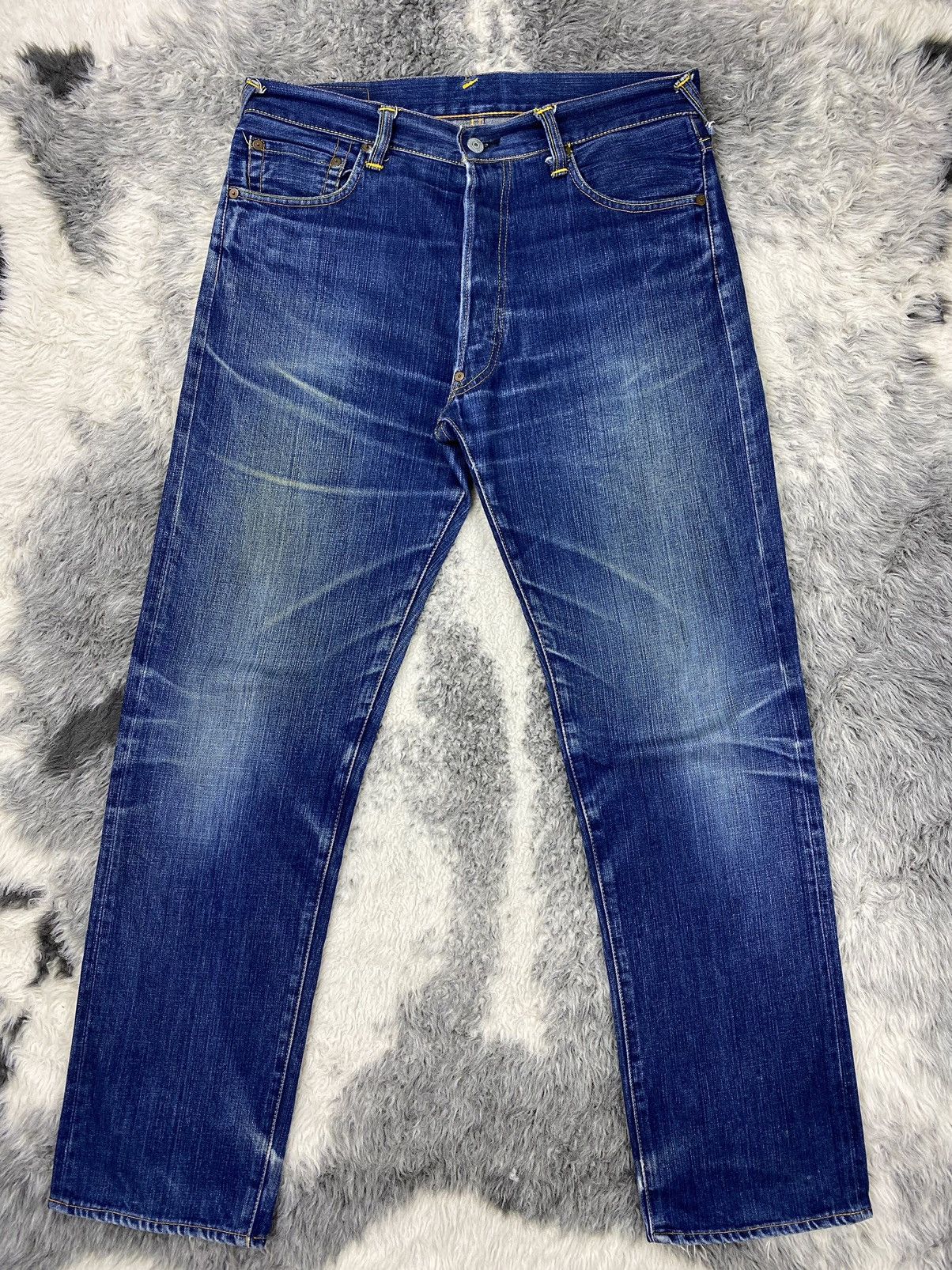 Evisu EVISU No.3 by Yamane Leather Patch Iconic Seagull Denim Size US 34 / EU 50 - 2 Thumbnail