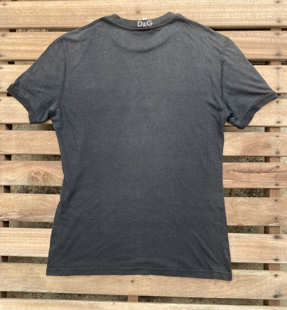 Dolce & Gabbana Archive Dolce & Gabbana Motivational Quote Black T shirt Size US L / EU 52-54 / 3 - 10 Thumbnail