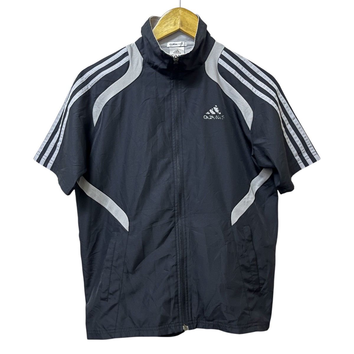 Adidas × Vintage Vintage Adidas Mock Neck Windbreaker Size US S / EU 44-46 / 1 - 1 Thumbnail