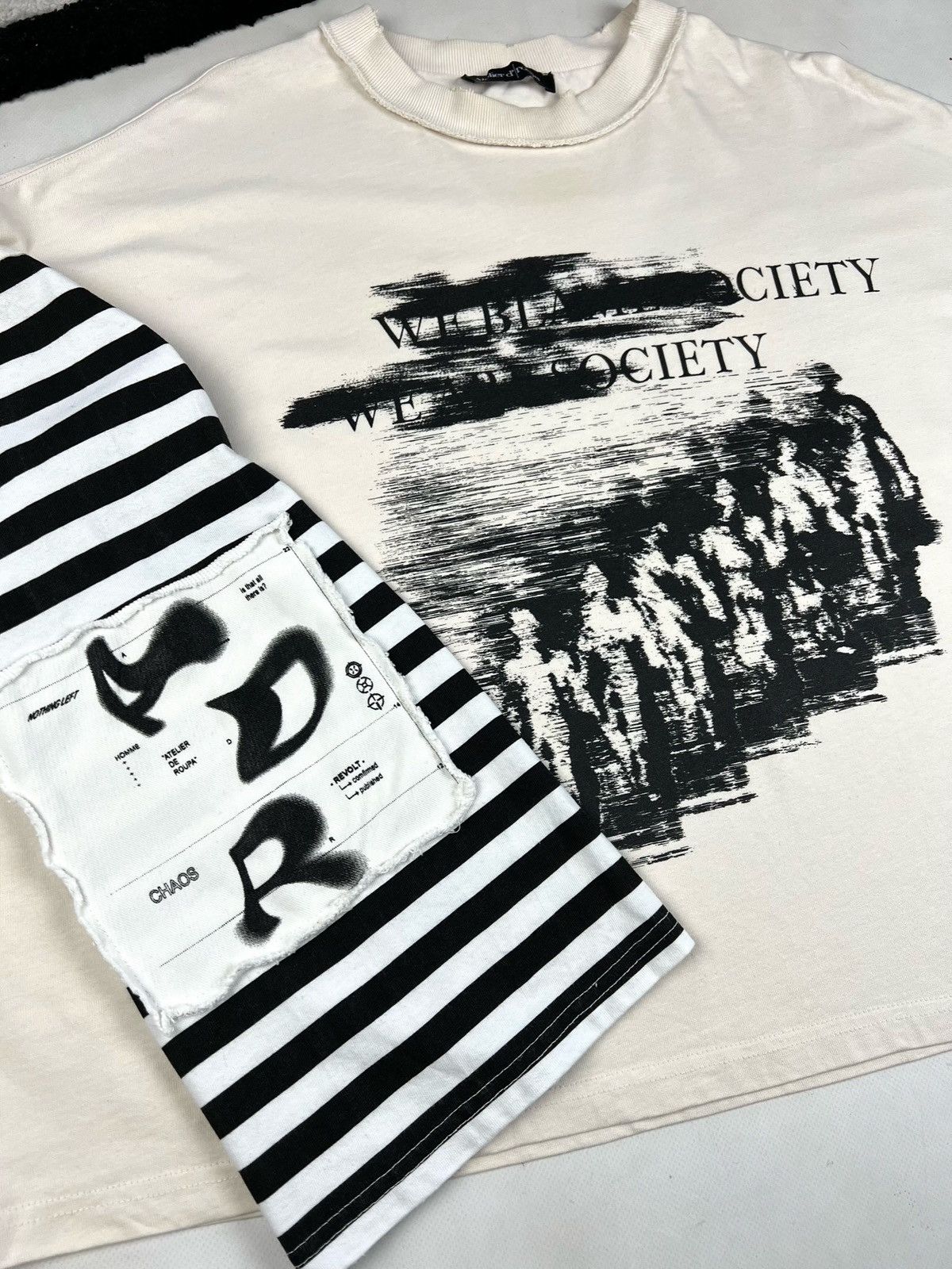 Vintage Atelier d’ Roupa (ADR) longsleeve chaos society Size US M / EU 48-50 / 2 - 10 Thumbnail
