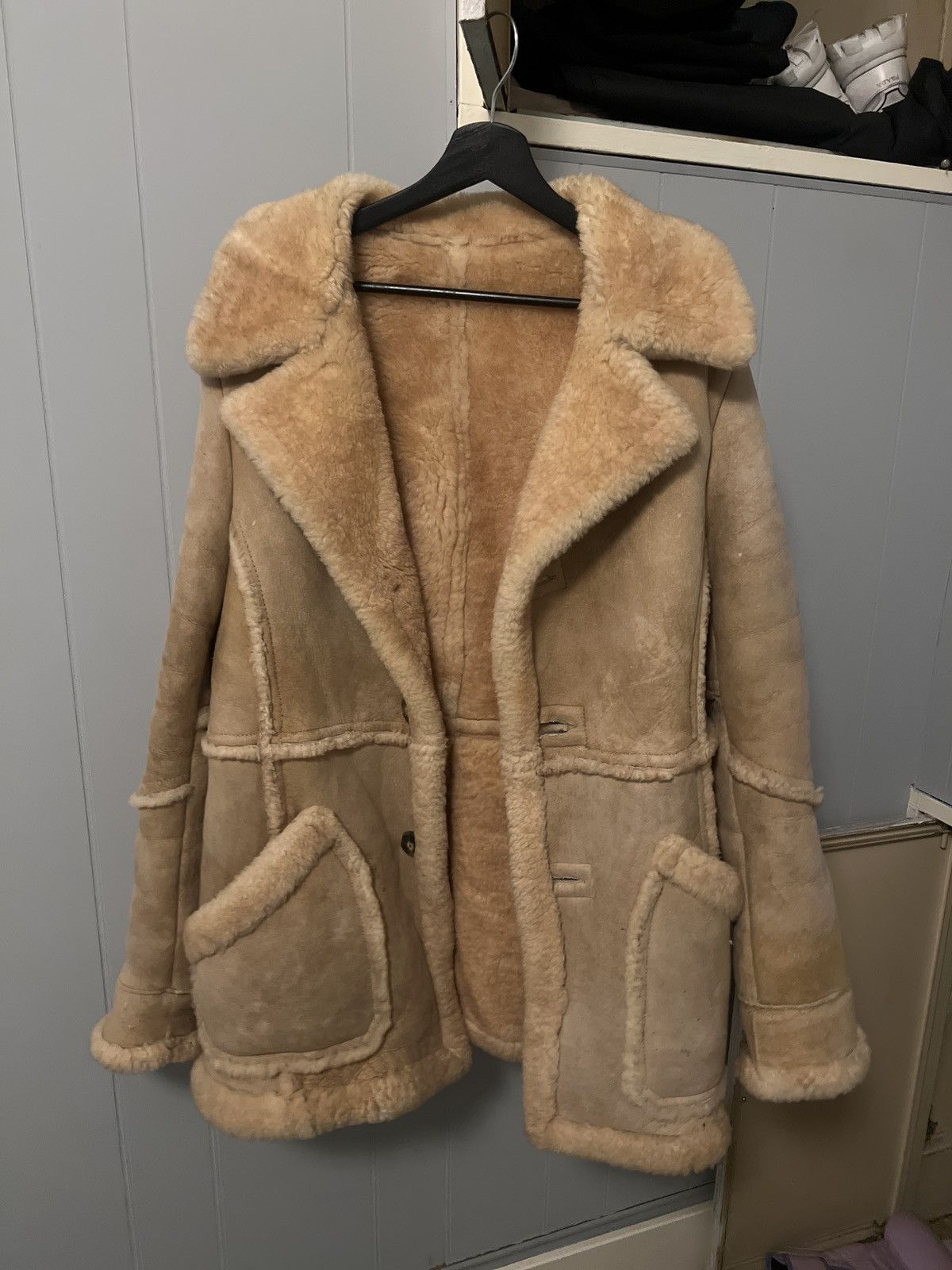 Vintage Vintage shearling rancher coat Size US L / EU 52-54 / 3 - 1 Thumbnail