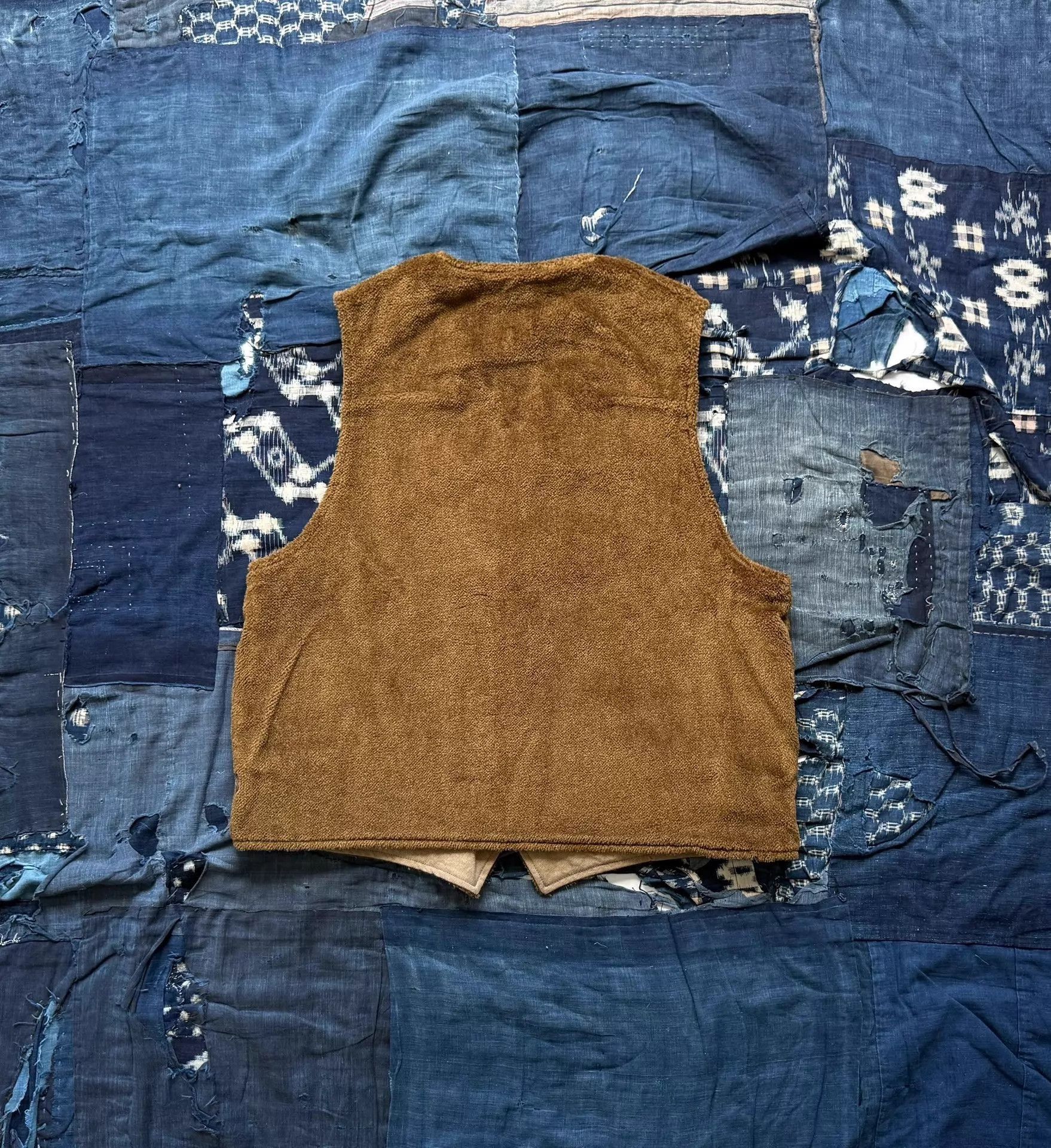 Visvim Beige Button-Front Vest Size L Size US L / EU 52-54 / 3 - 6 Thumbnail