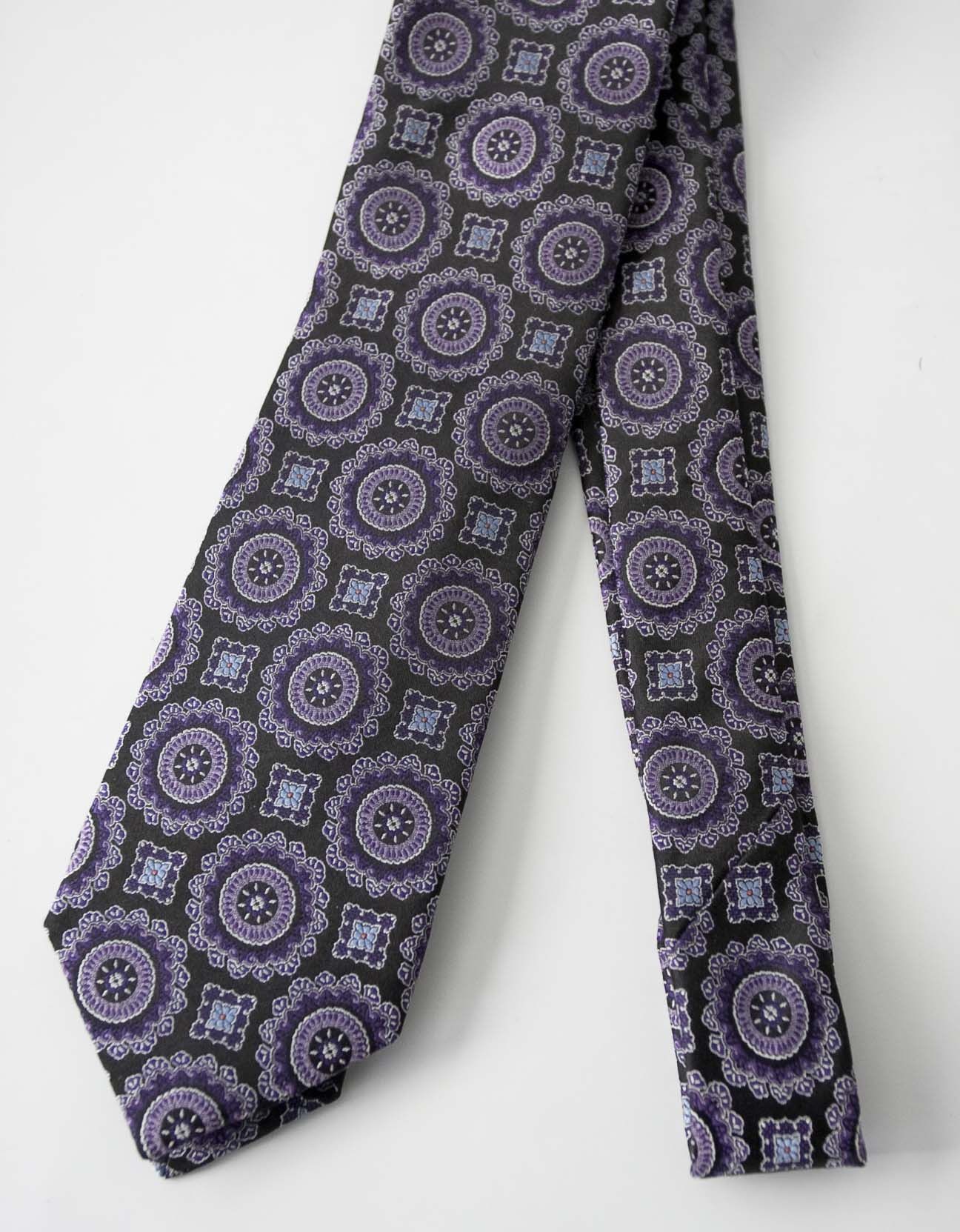 Other JZ Richards Tie Dark Purple Silk Made in USA Size ONE SIZE - 2 Thumbnail