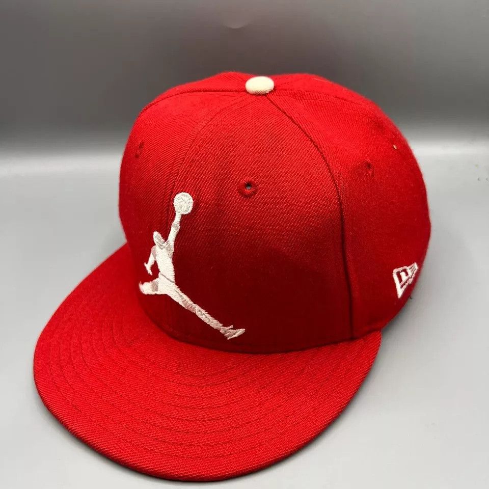 New Era Air Jordan Hat Men Embroidered 59Fifty New Era Fitted Cap Size ONE SIZE - 2 Thumbnail