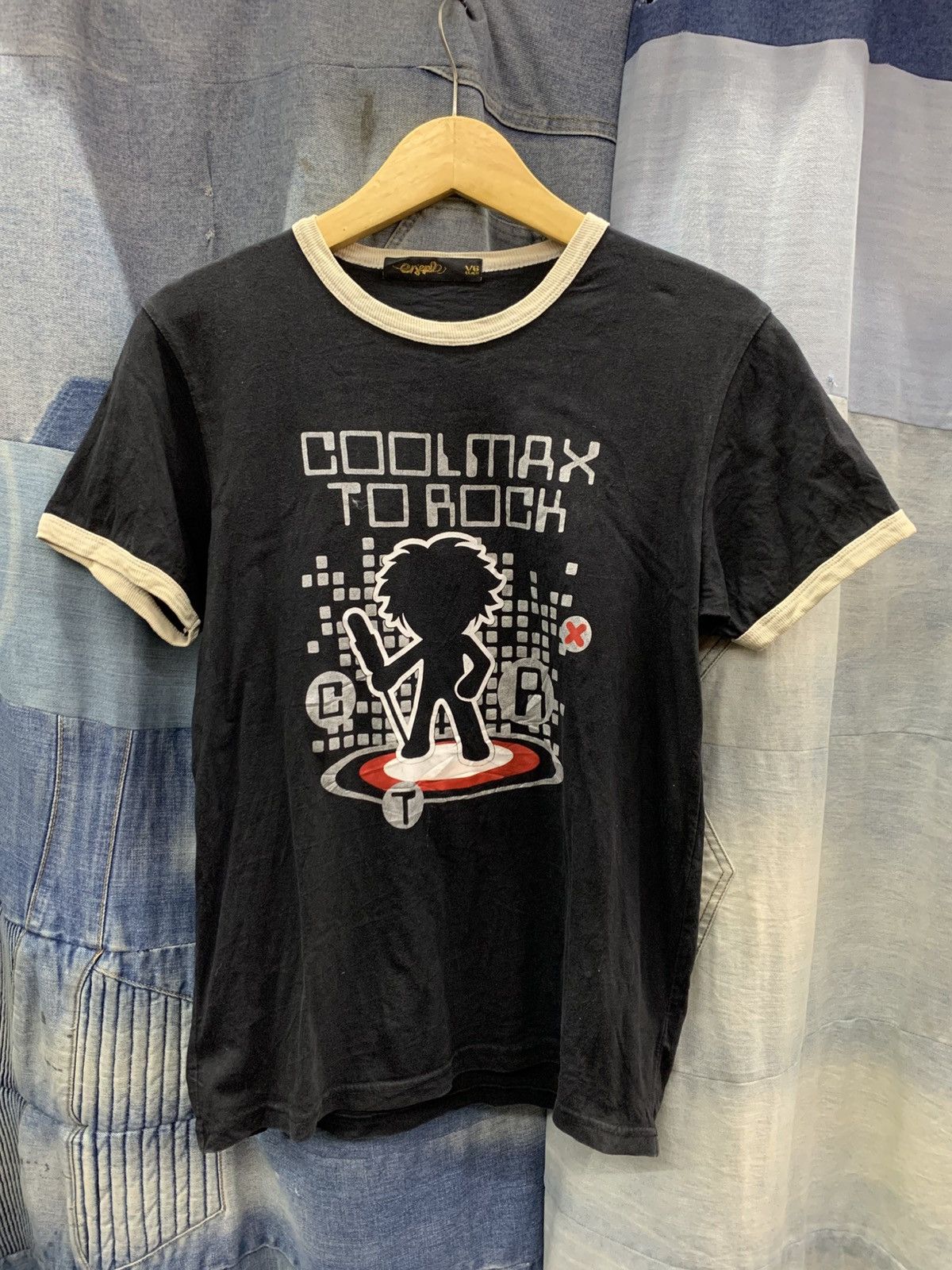 Hysteric Glamour × Japanese Brand 2000s y2k japan coolmax to rock ringer tees Size US S / EU 44-46 / 1 - 8 Thumbnail