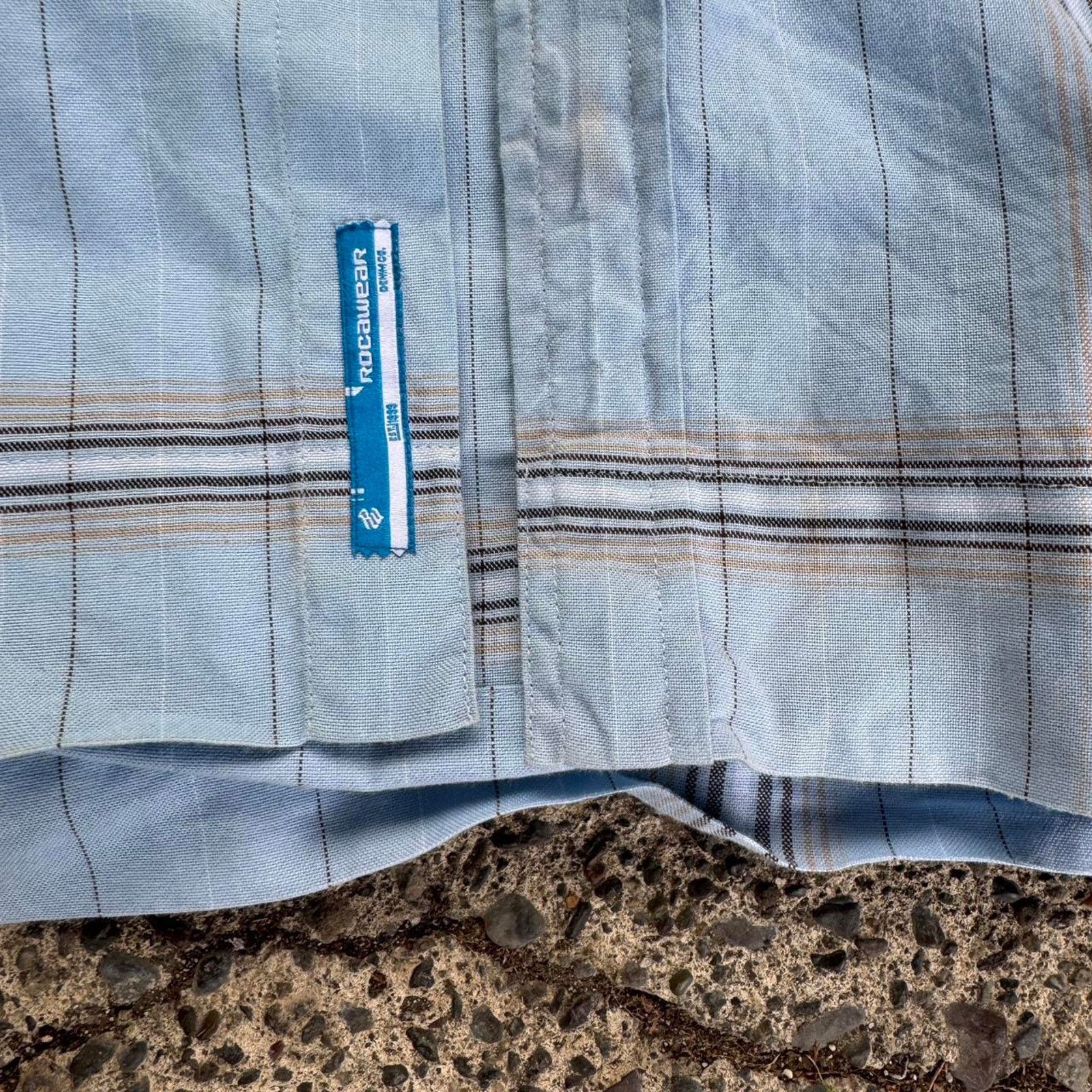 Rocawear Y2k rocawear blue plaid shirt Size US XL / EU 56 / 4 - 3 Thumbnail
