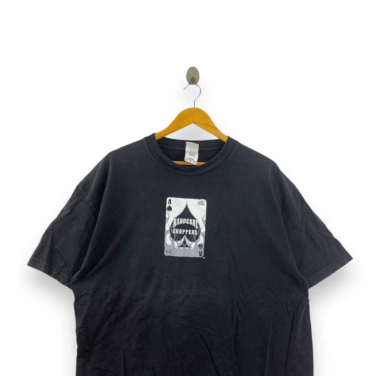 Vintage Vintage HARDCORE CHOPPERS MOTORCYCLE Tee Shirt Size US XL / EU 56 / 4 - 3 Thumbnail