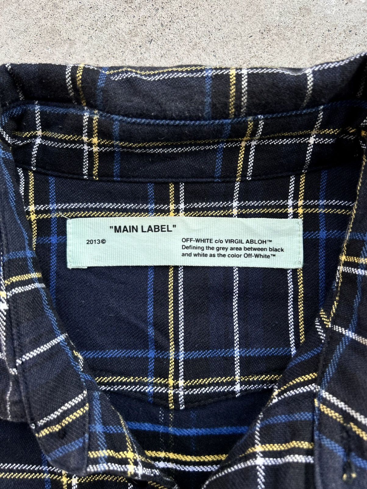 Off-White 💥GRAIL💥 CRAZY OFF-WHITE SS18 CHECK FLANNEL Size US L / EU 52-54 / 3 - 13 Thumbnail