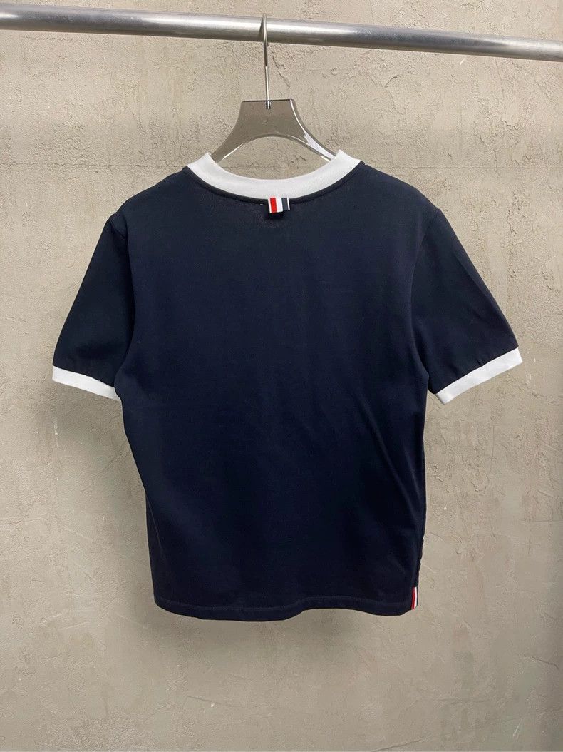 Thom Browne Thom browne Dark blue stitching embroidered button pocket s Size M / US 6-8 / IT 42-44 - 2 Thumbnail