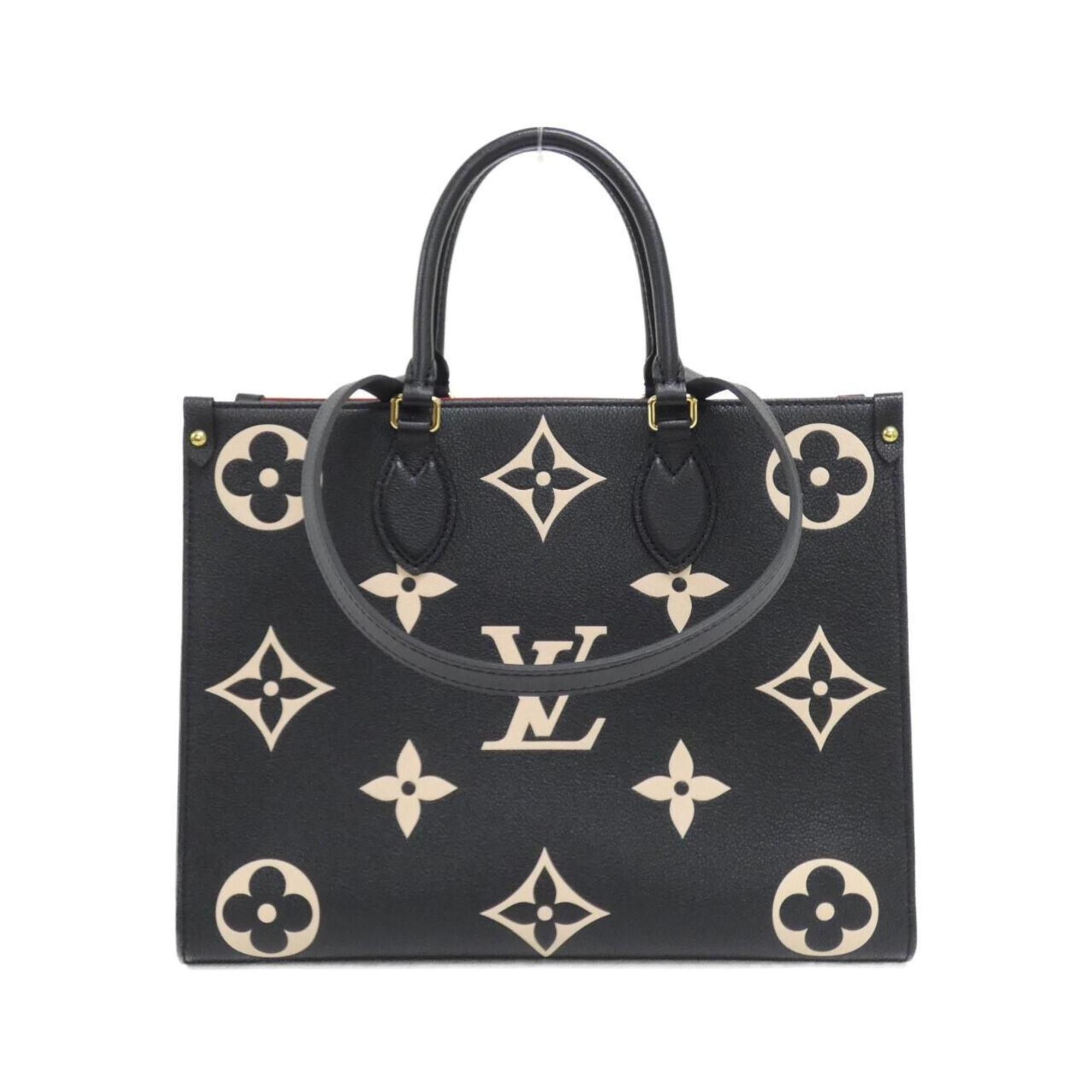 Louis Vuitton Two-Tone Monogram Empreinte On-the-Go MM M45495 Handbag