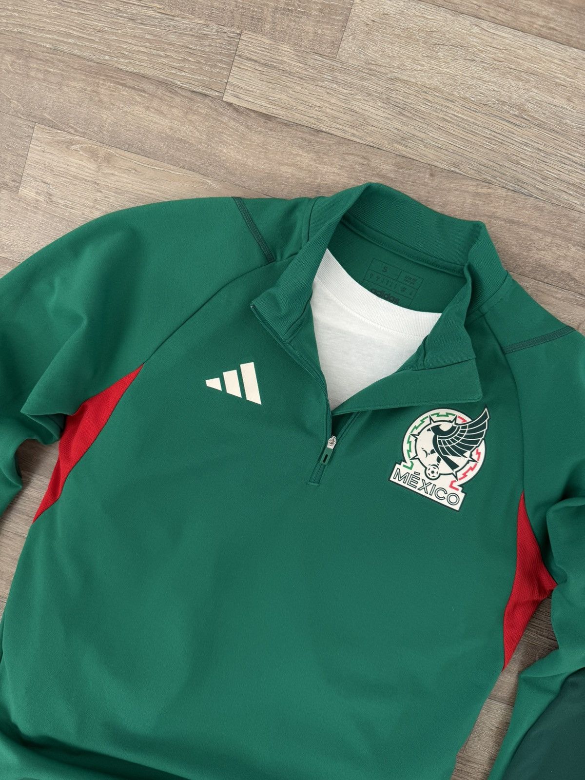 Vintage Adidas Y2K Mexico National Track Soccer Blokecore Jacket Size US S / EU 44-46 / 1 - 5 Thumbnail