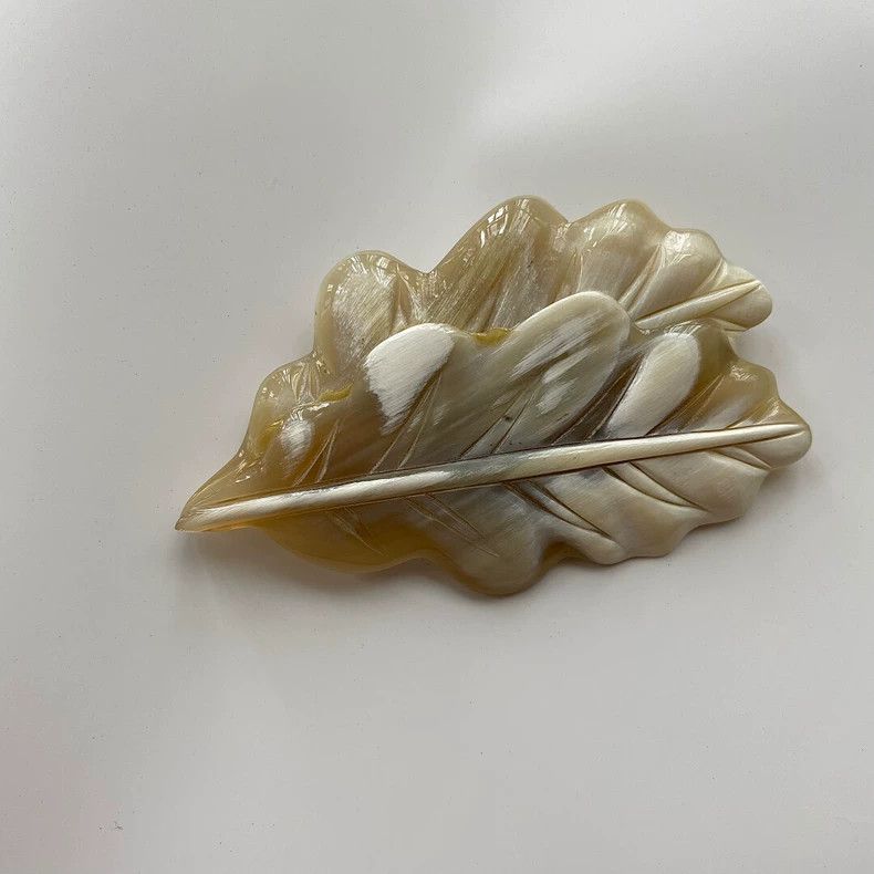 Kenzo KENZO Buffalo horn double leaf relief brooch Size ONE SIZE - 3 Thumbnail