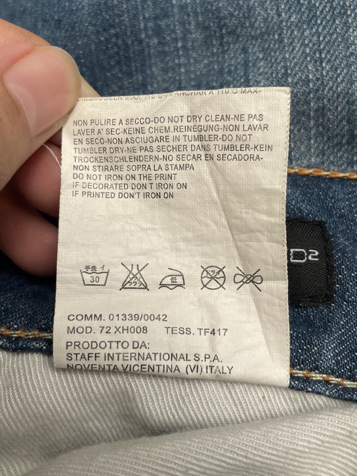 Dsquared2 × If Six Was Nine Rare Design Vintage Brand Daquared2 Flared Jeans 2000s Size US 29 - 10 Thumbnail