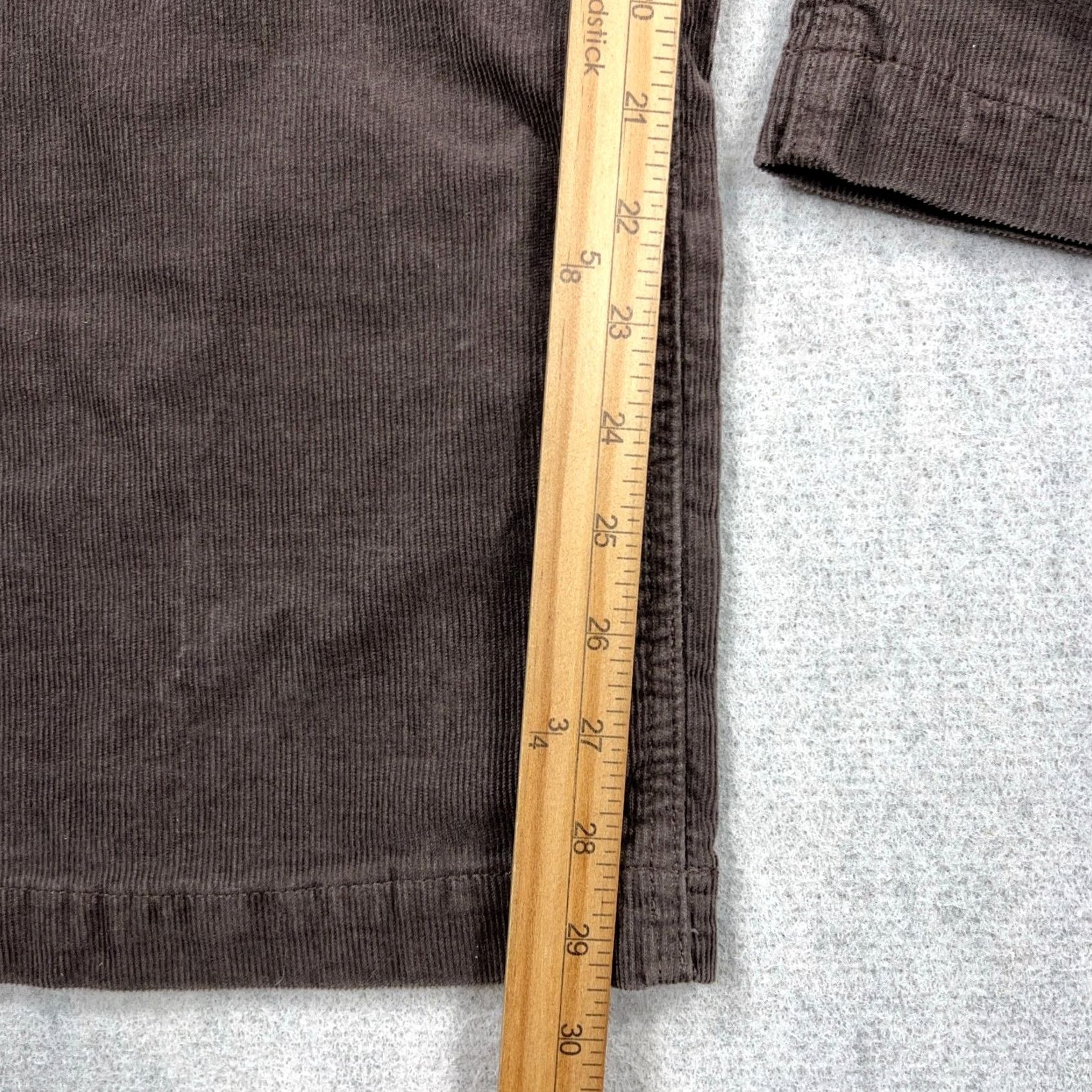 Gap Gap High Stride Jeans Women 31 12 Brown Corduroy Wide-Leg High Rise Pants Baggy Jeans 80s 90s Retro Modern Mens Womens Girls Boys Size 34" / US 12 / IT 48 - 6 Thumbnail