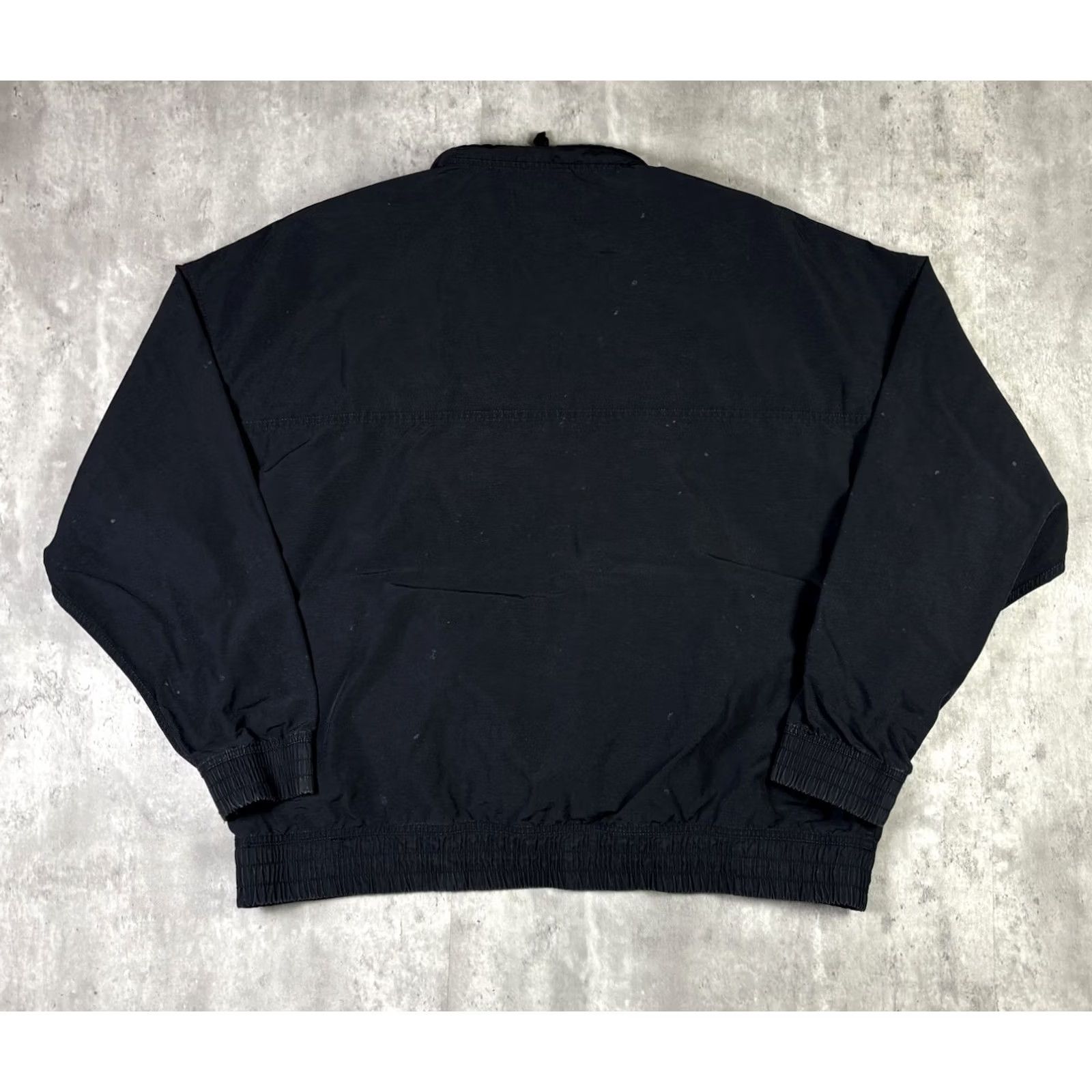 Jordan Brand VINTAGE Jordan Windbreaker Jacket Q-Zip Pullover 90s Basketball XL Black Nike USA Mens# Size US XL / EU 56 / 4 - 2 Thumbnail