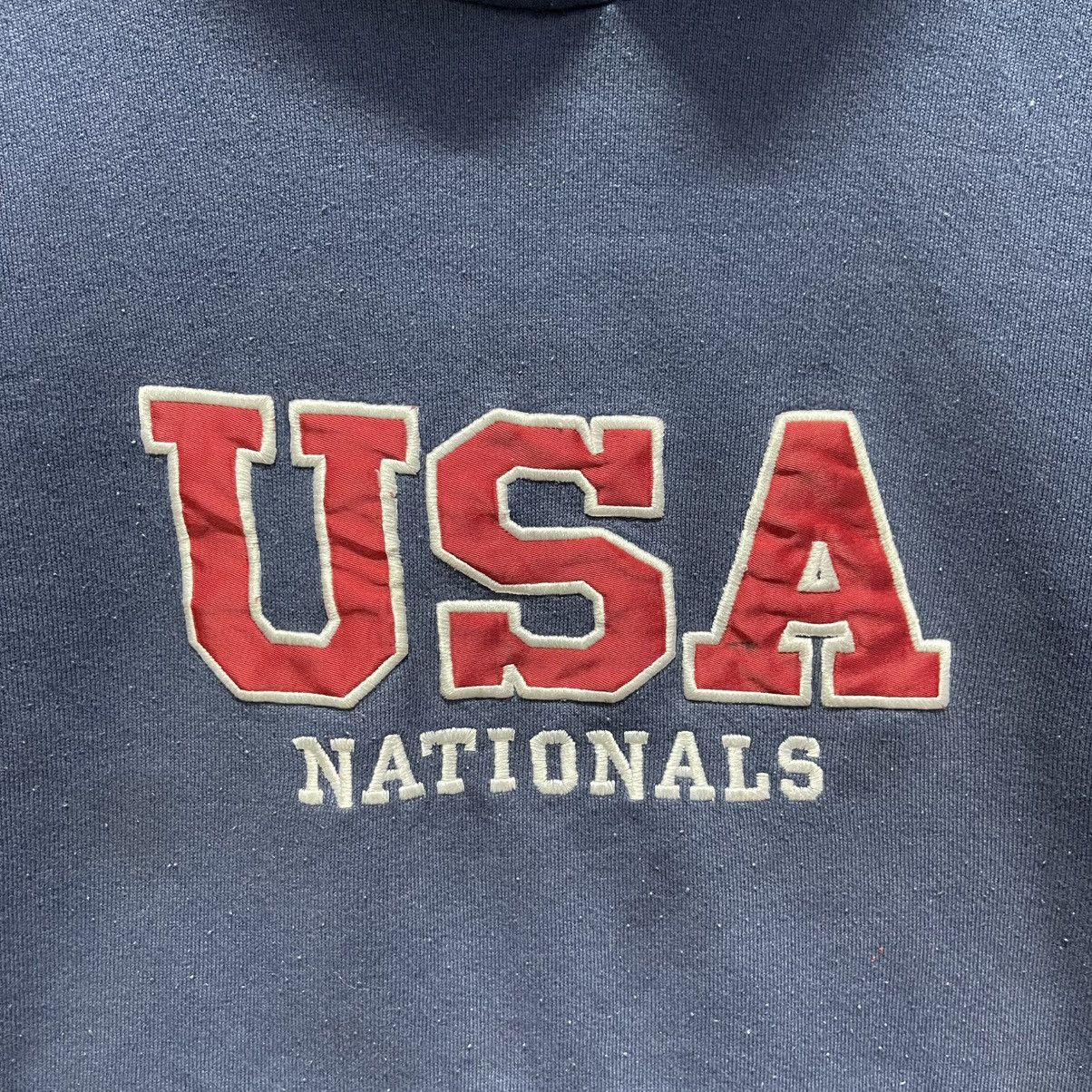 Fruit Of The Loom 90s USA Nationals Navy Hoodie – Fruit of the Loom Size US M / EU 48-50 / 2 - 3 Thumbnail