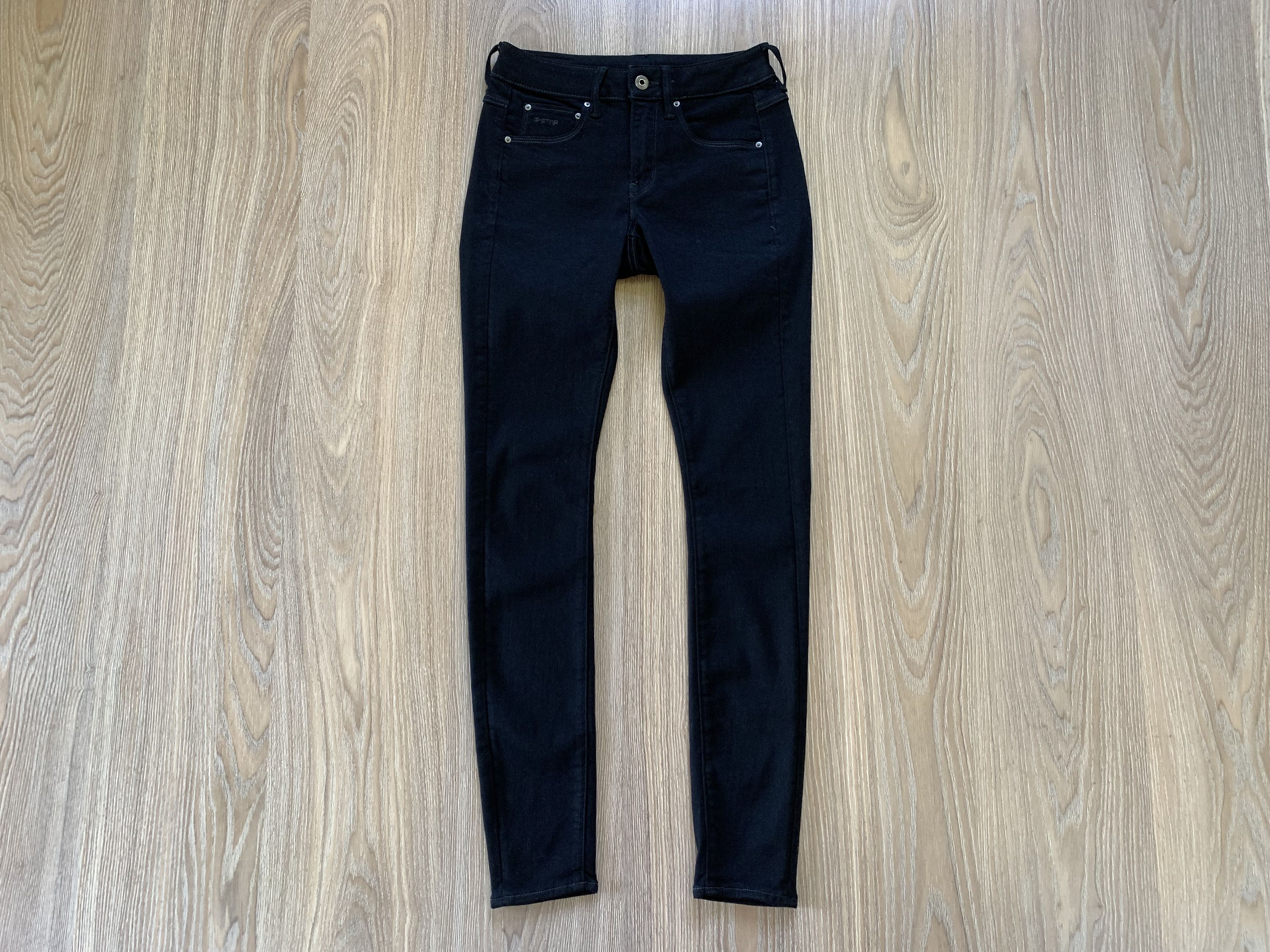 G-Star Raw 3301 Mid Skinny Black Jeans