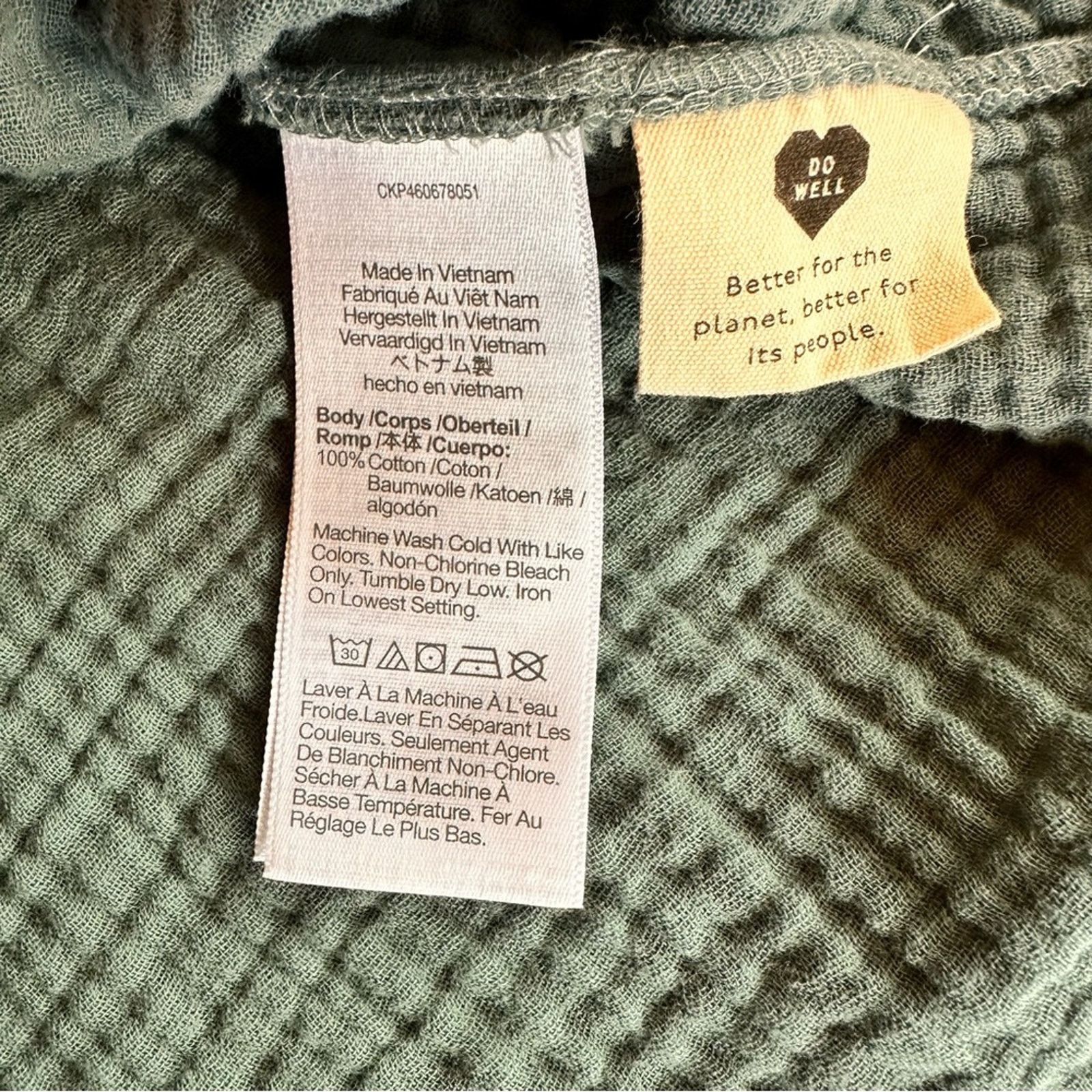 Madewell Madewell Slub Fit Button Down – Blue – Size XXS – EUC Size XXS / US 00 / IT 34 - 5 Thumbnail