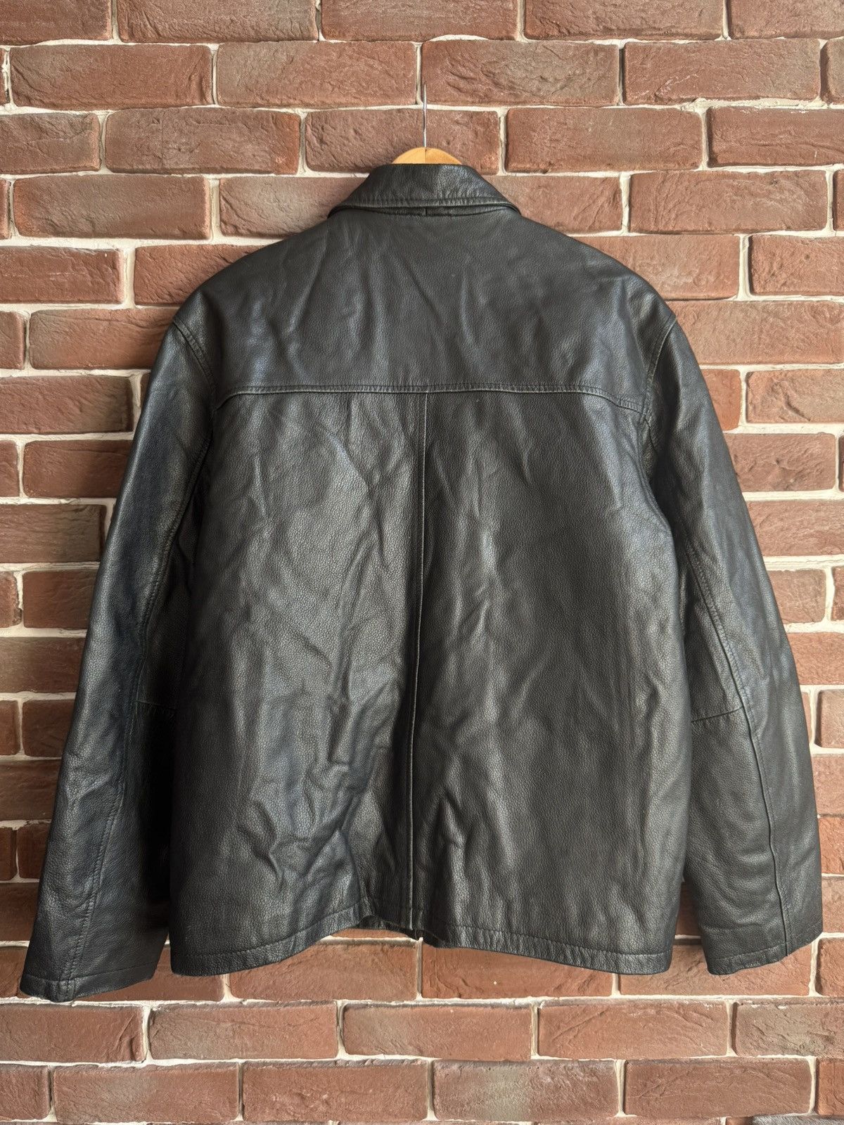 Leather Vintage Genuine Real Leather Jacket High Quality Rock Punk Size US M / EU 48-50 / 2 - 2 Thumbnail