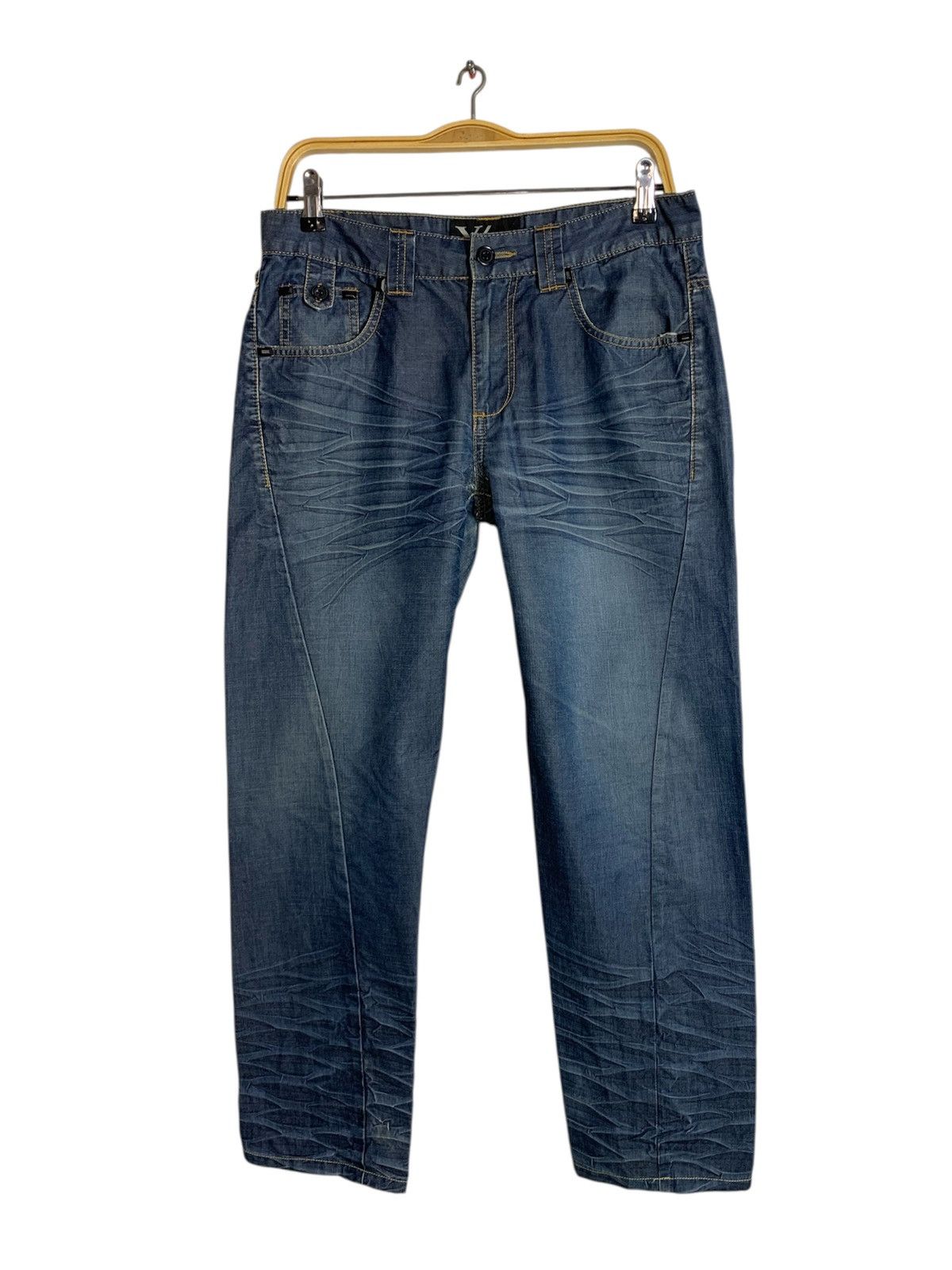 Y's Y’s Yohji Yamamoto Indigo Denim Jeans Straight Cut Size US 32 / EU 48 - 1 Thumbnail