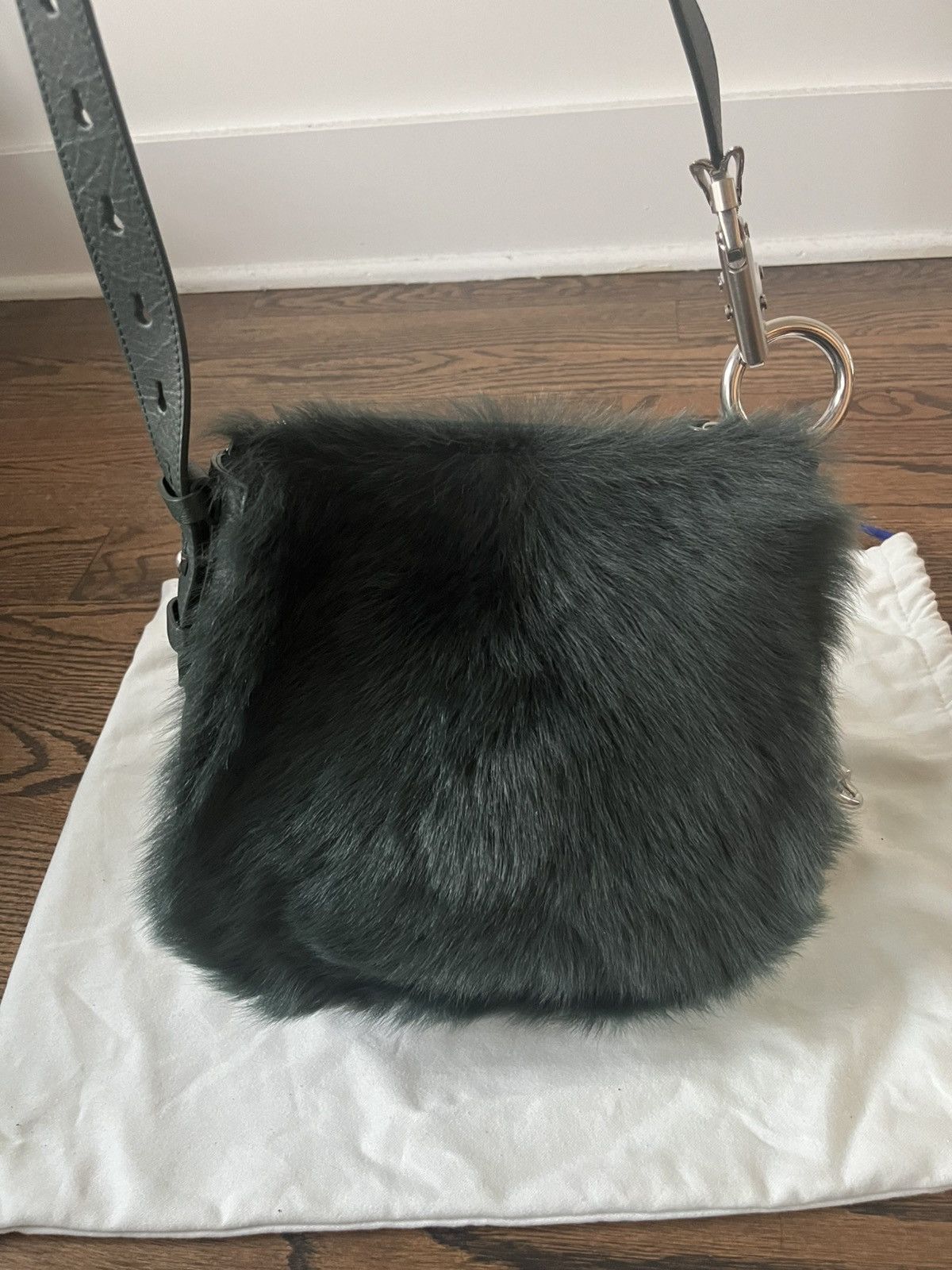 Burberry Burberry Small Knight Shearling Bag Size ONE SIZE - 15 Thumbnail