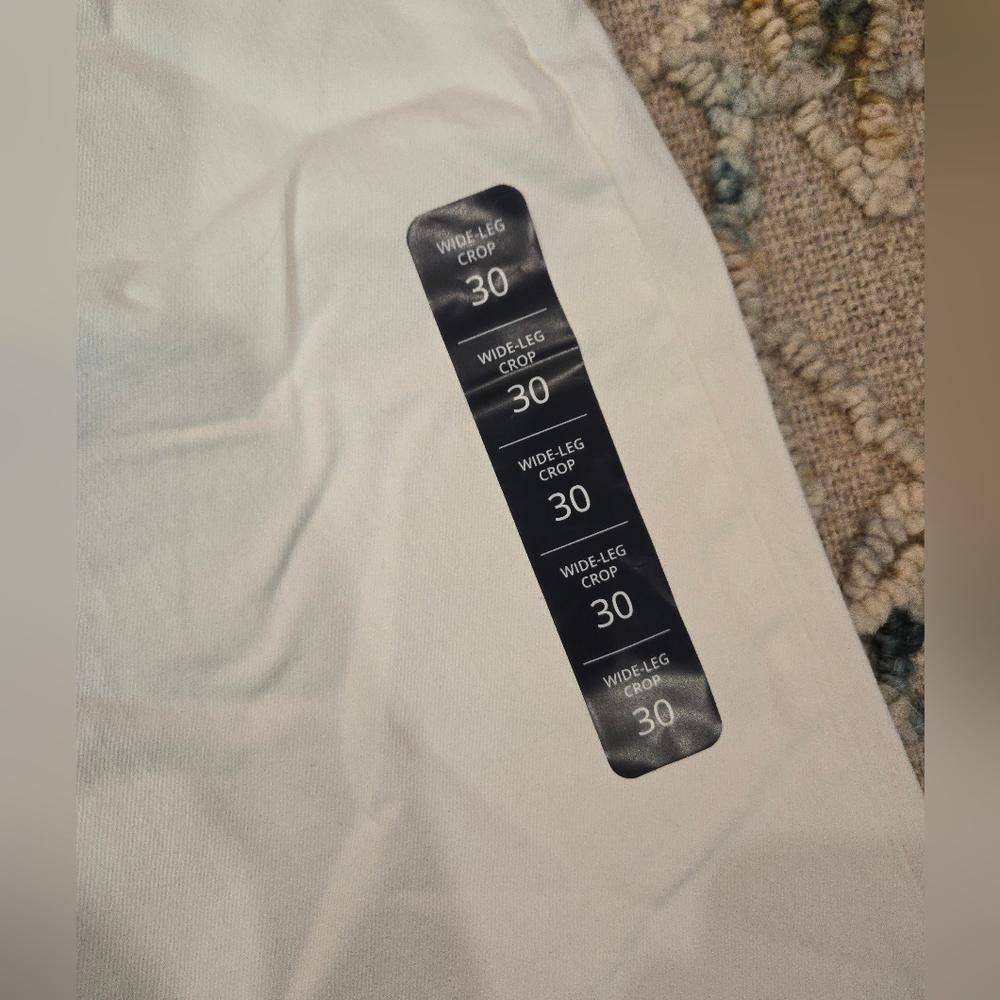 J.Crew J Crew Wide-Leg Crop Jean in All-Day Stretch Size 30" / US 8 / IT 44 - 4 Thumbnail
