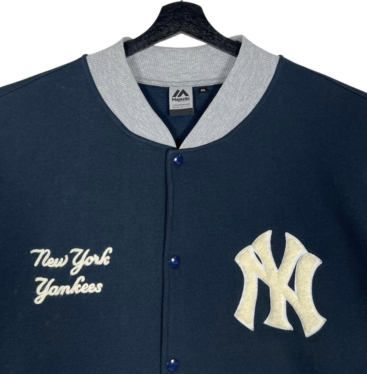 MLB × New York Yankees Vintage New York Yankees Mlb Varsity Jacket Size US XXL / EU 58 / 5 - 5 Thumbnail