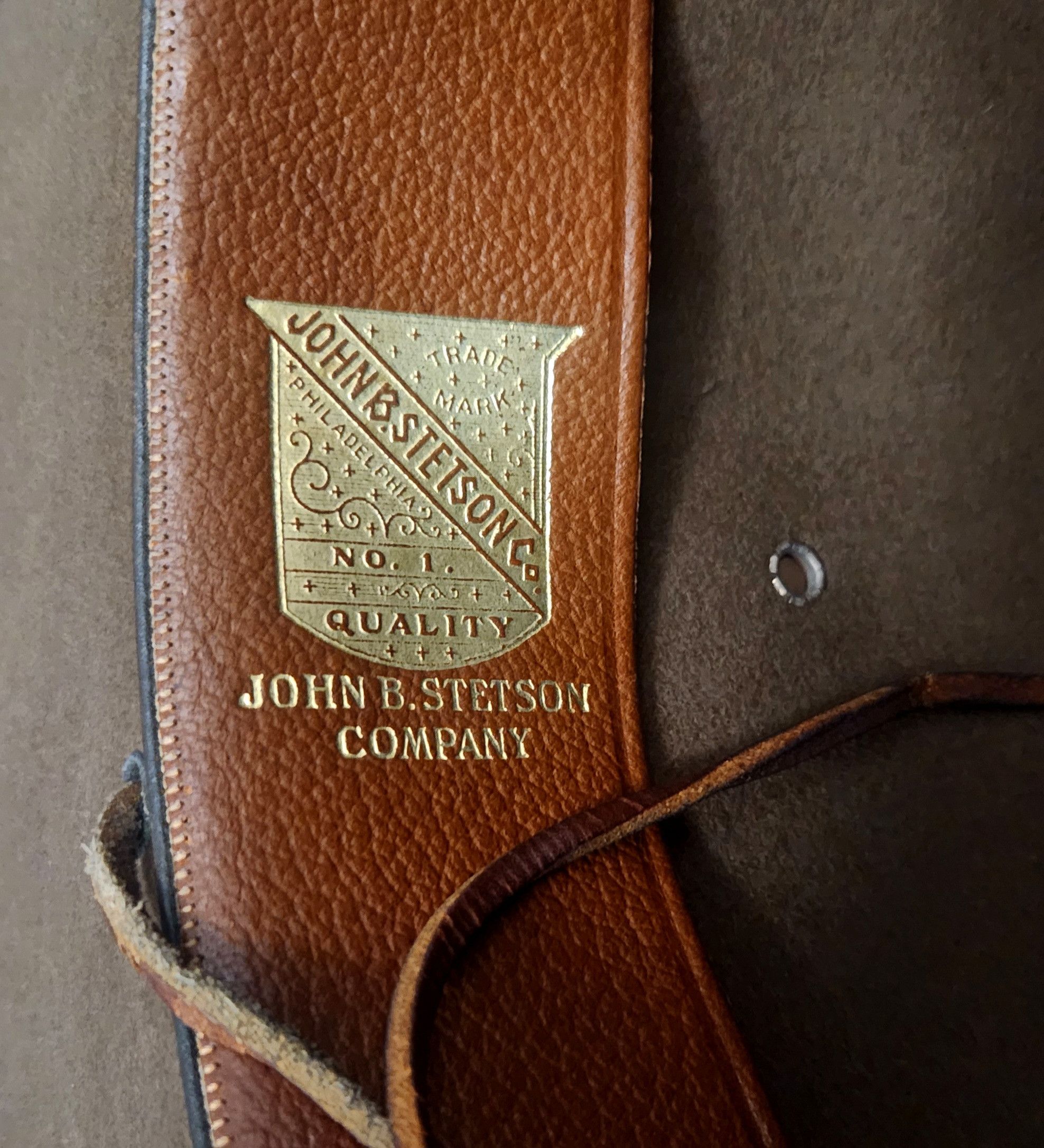 Stetson × Vintage WWII True Vintage Stetson Lt. Colonel Officer Campaign Hat Size ONE SIZE - 10 Thumbnail