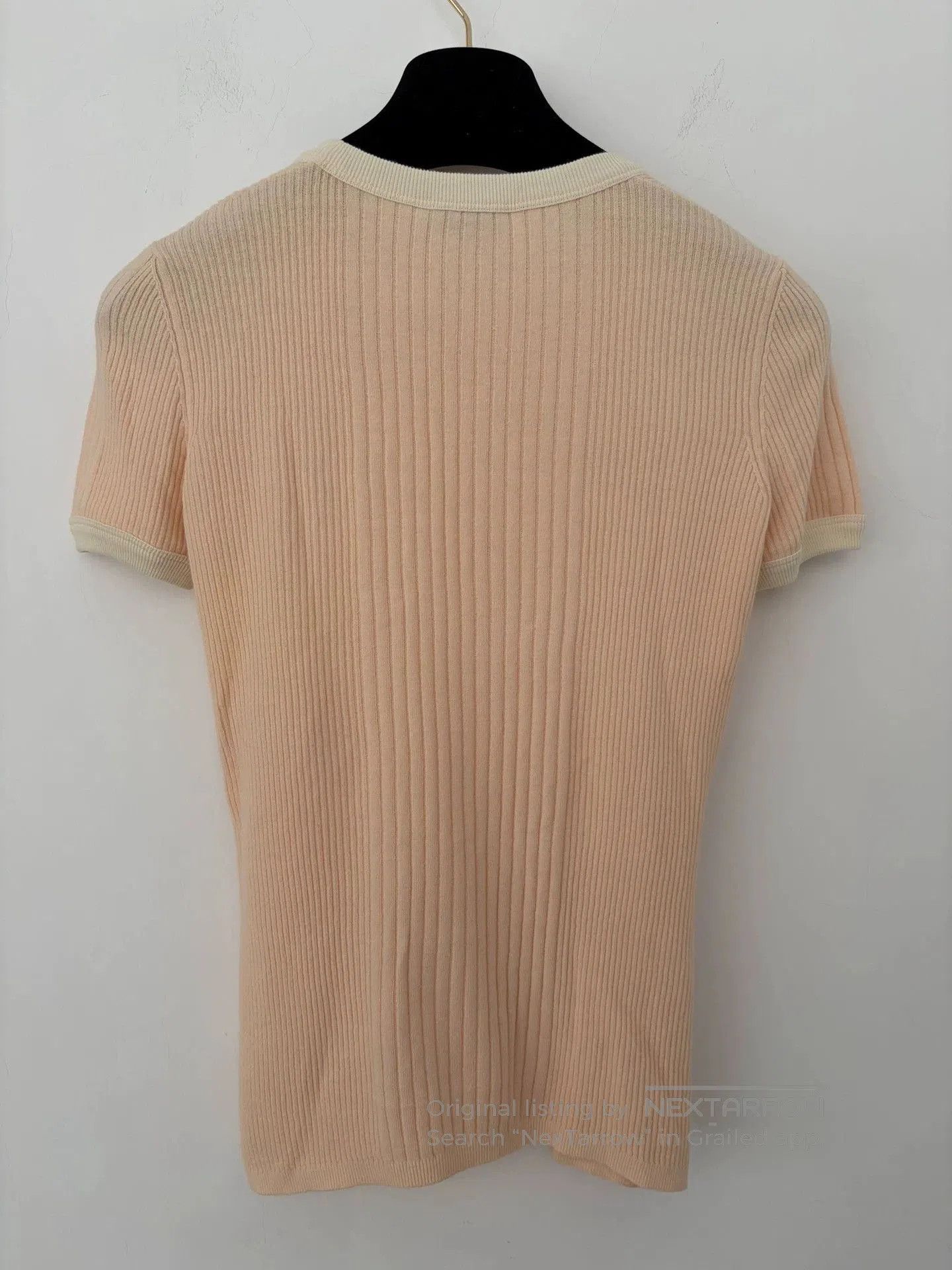 Chanel Chanel Coco Beach Cream Short Sleeve Top. Size US XS / EU 42 / 0 - 2 Thumbnail