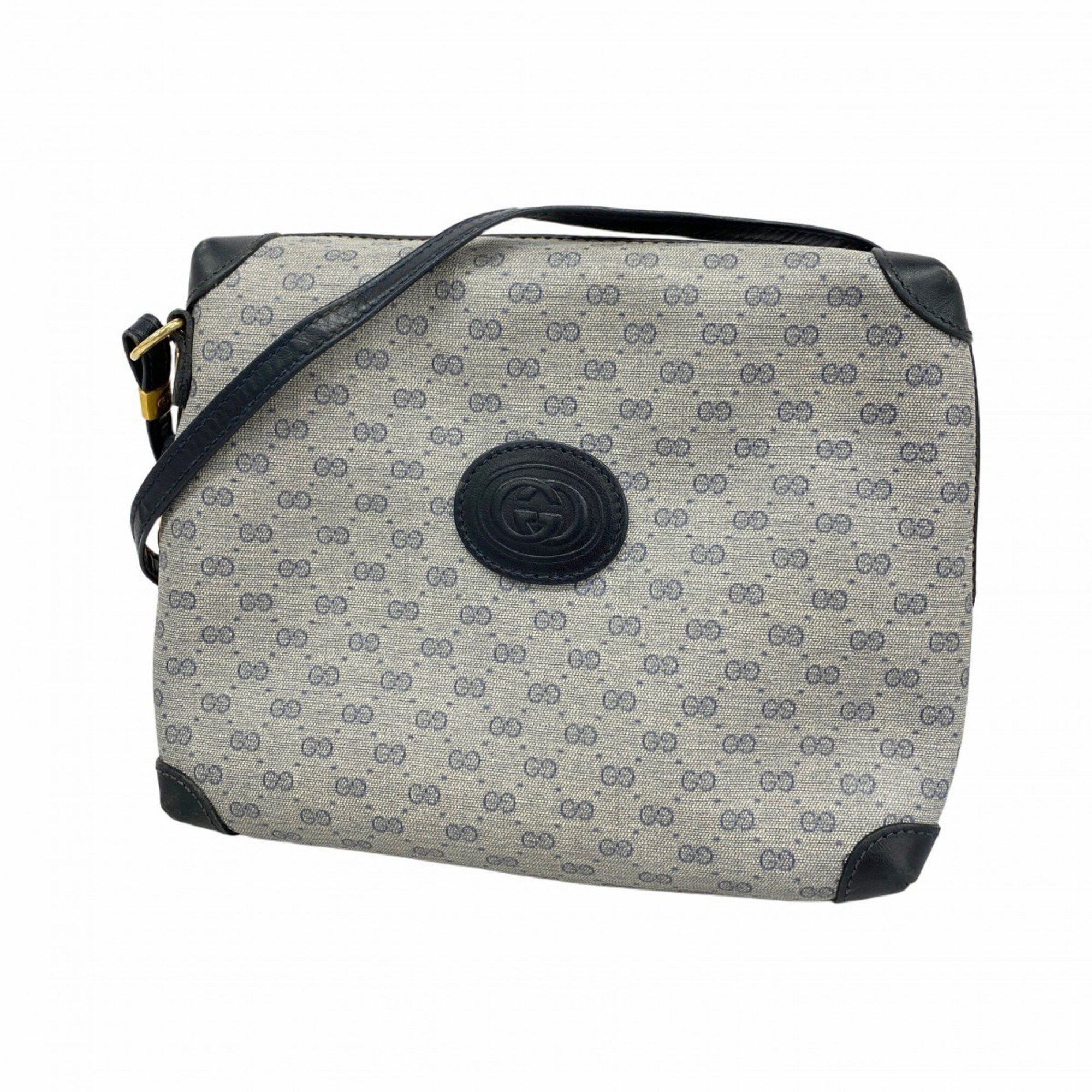 Gucci Shoulder Bag Micro GG 007 115 0093 Navy Women's in Blue