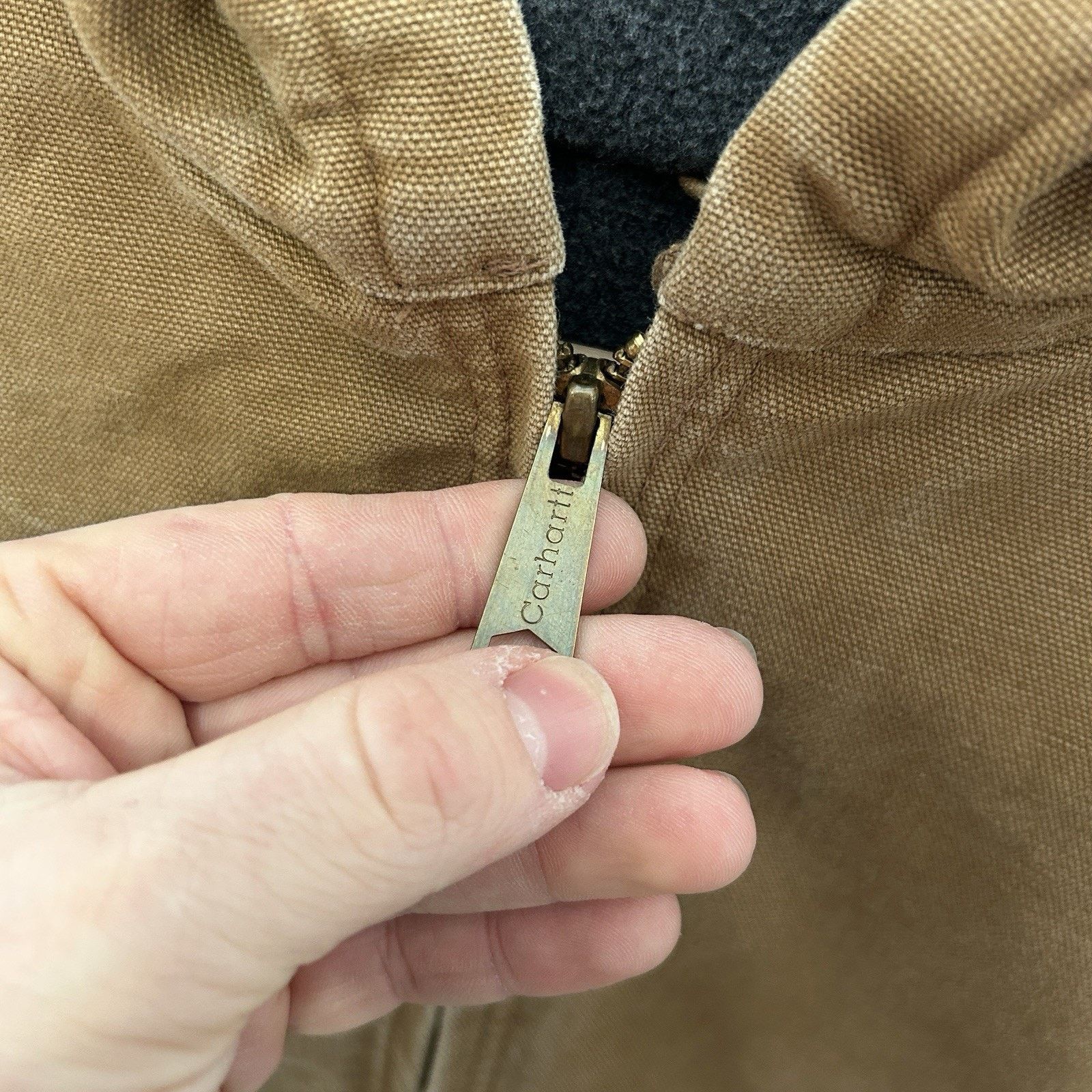 Carhartt Vintage Carhartt Fleece-Lined Hooded Active Jacket “Brown” Size M / US 6-8 / IT 42-44 - 12 Thumbnail
