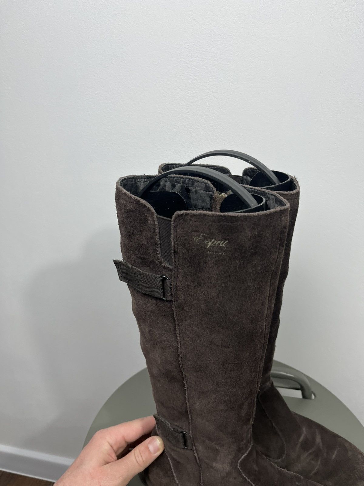 Other Women’s Brown Suede Racing Boots EU 38.5 Tall Zip Size US 7.5 / IT 37.5 - 5 Thumbnail