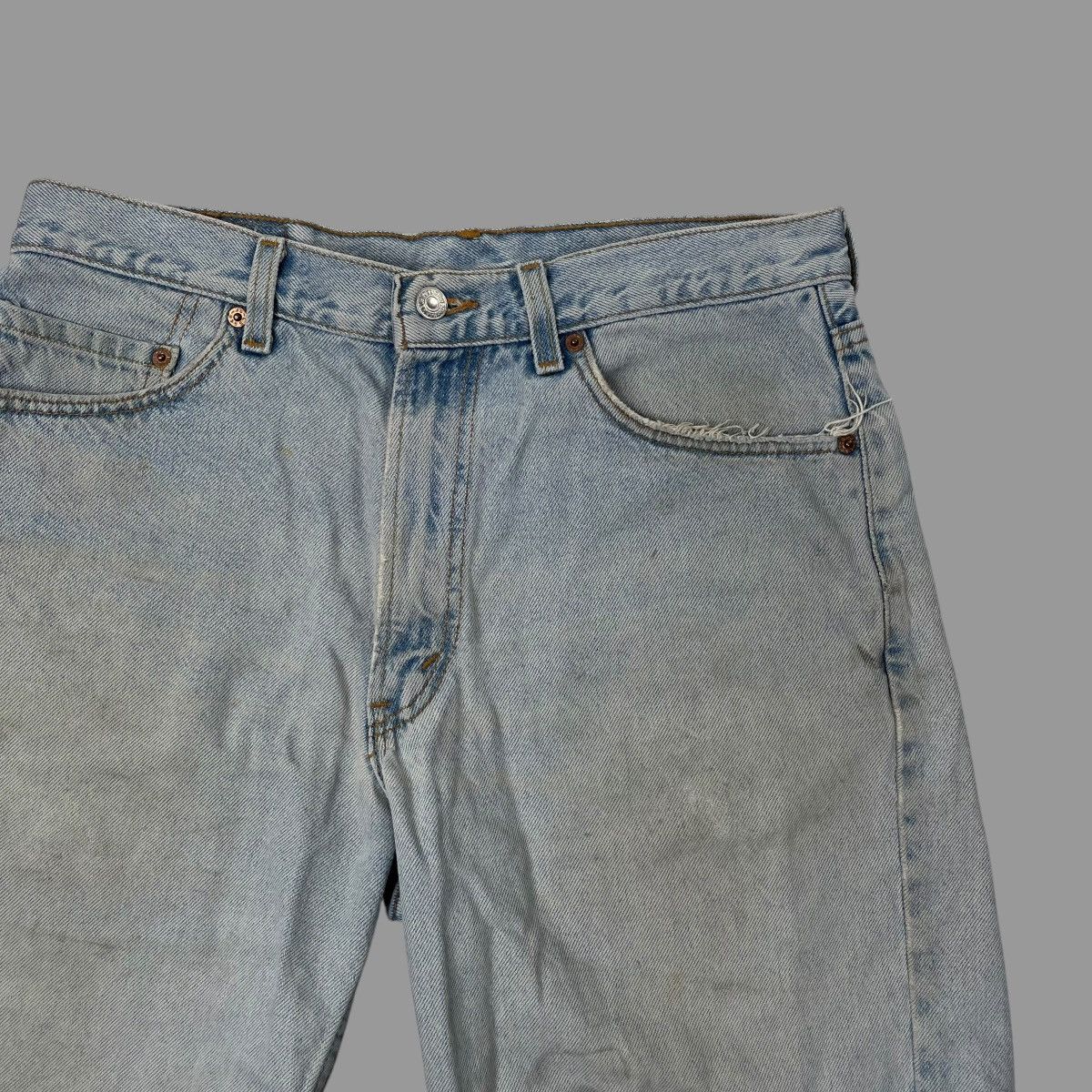 Levi's × Vintage Vintage 90s Levi’s faded thrashed 550 denim jeans Size US 32 / EU 48 - 3 Thumbnail