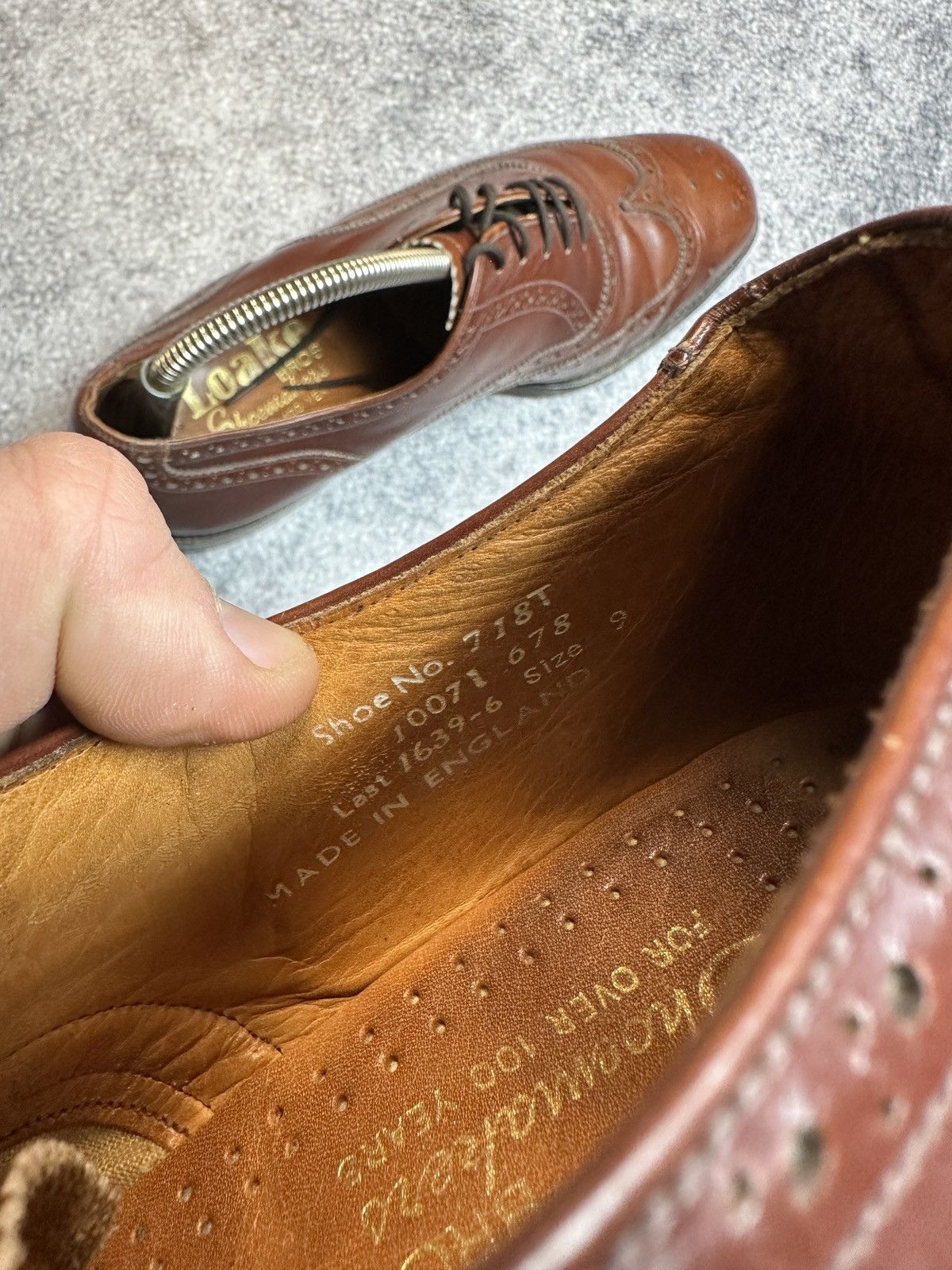 Designer × Leather Vintage Loake Bros Casual Leather Shoes Streetwear Luxury 9 Size US 9 / EU 42 - 7 Thumbnail