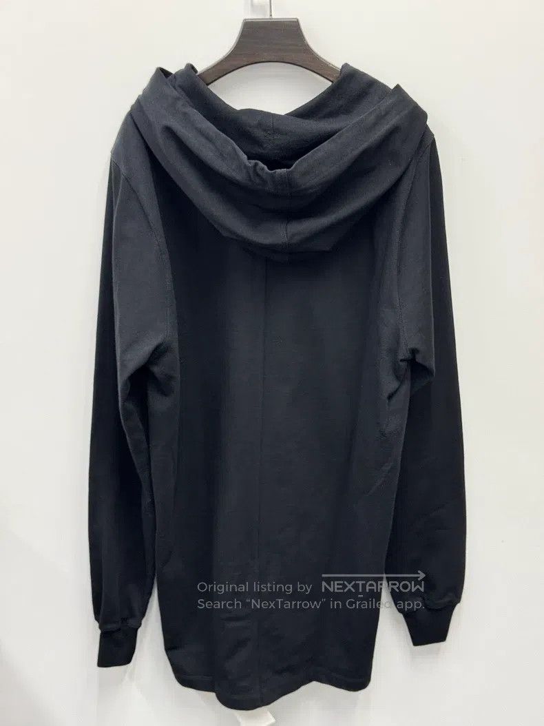 Rick Owens Rick Owens Black Hooded Long sweatshirt Size US S / EU 44-46 / 1 - 2 Thumbnail