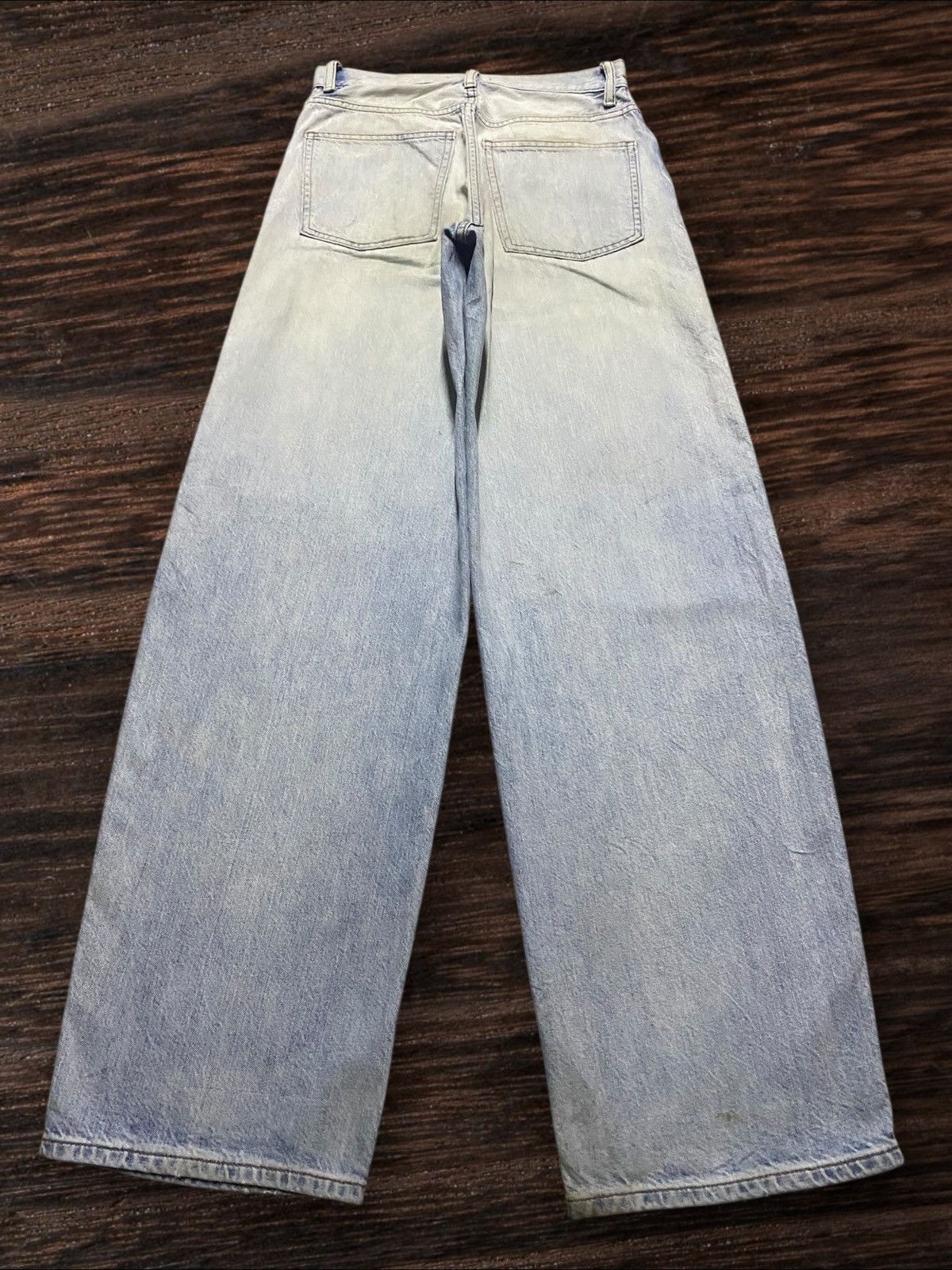 Christophe Lemaire Vintage Japanese Brand Uniqlo Light Wash Grunge Baggy Jeans Size US 28 / EU 44 - 2 Thumbnail