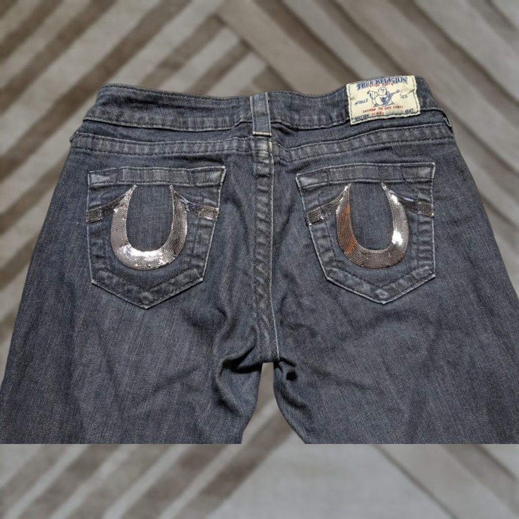 True Religion TRUE RELIGION SKINNY Denim Blue Jeans 27 5-Pocket USA Women Recycled? Size 27" / US 4 / IT 40 - 1 Thumbnail