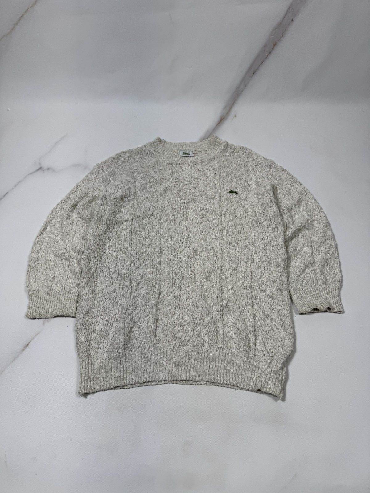 Lacoste Vintage Lacoste Knit Crewneck Sweater Size US XL / EU 56 / 4 - 2 Thumbnail