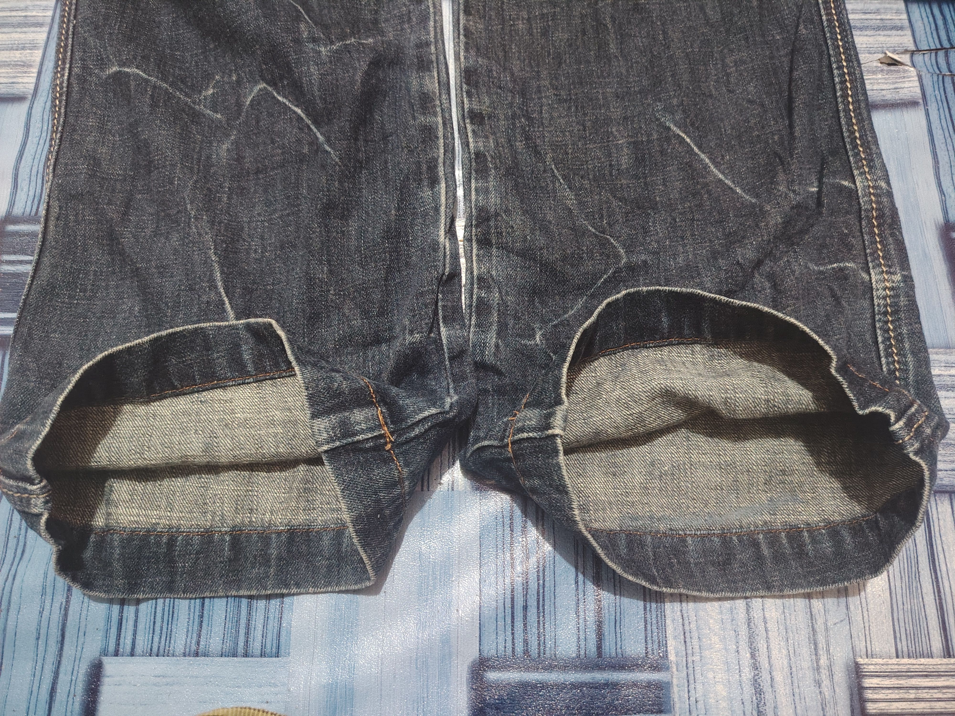 Marithe + Francois Girbaud Japanese Marithe Francois Girbaud Baggy Style Flare Jeans Size US 35 - 12 Thumbnail