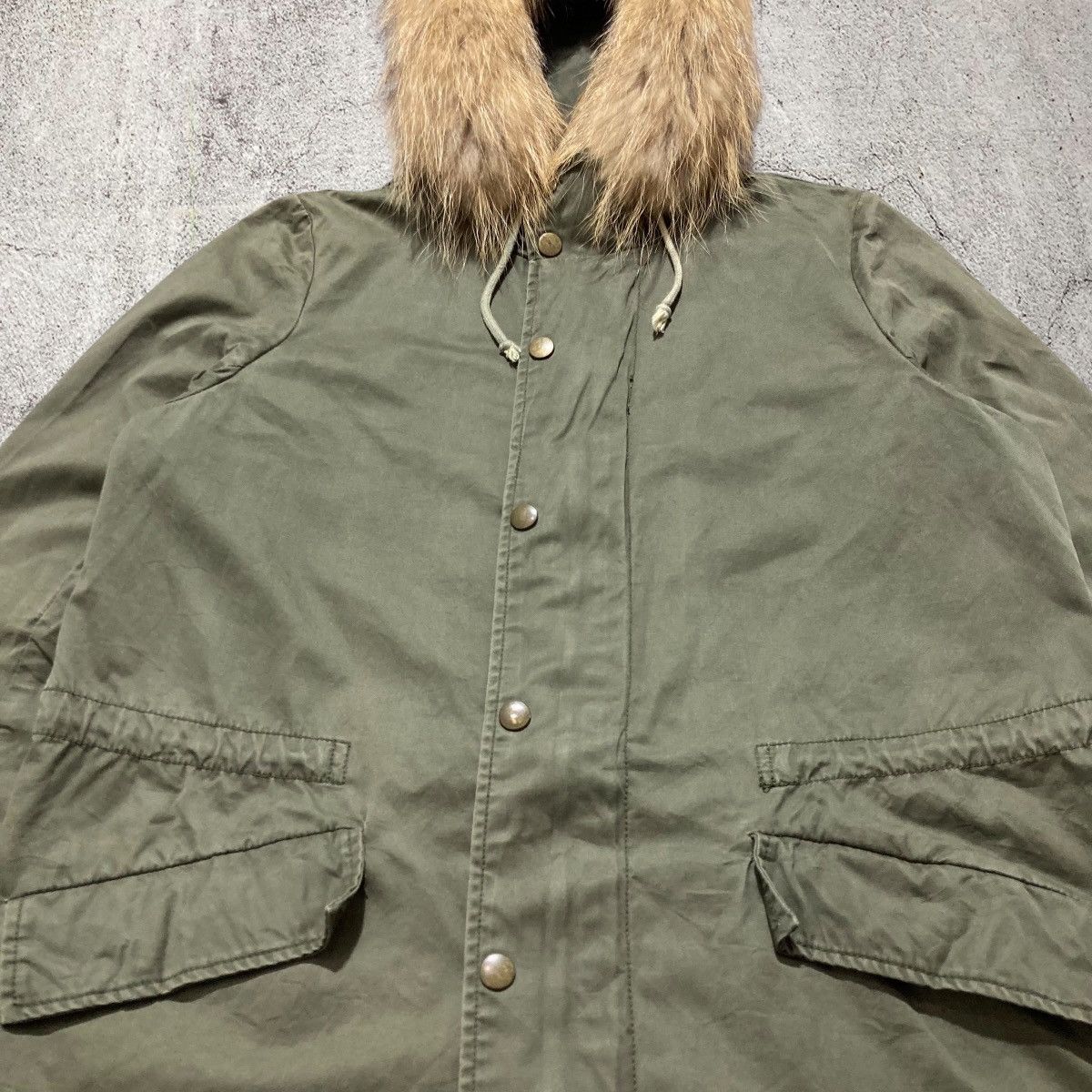 Japanese Brand 2000s Archives Japanese Parka Fur Jacket Military Green Army Size US M / EU 48-50 / 2 - 4 Thumbnail