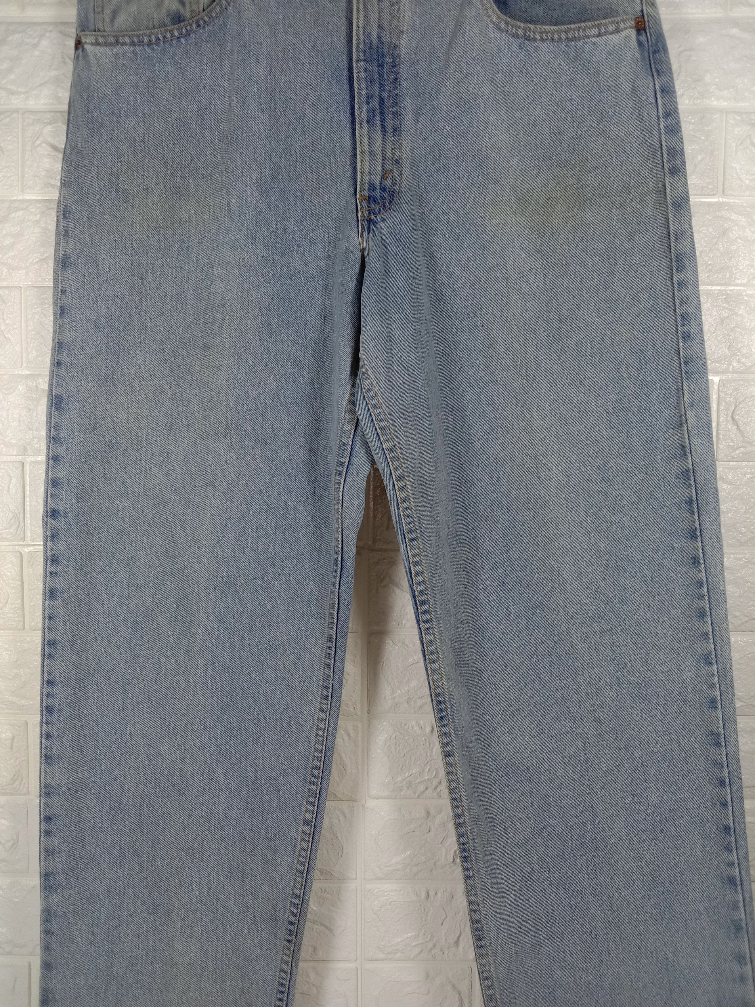 Levi's Vintage 90s Levi’s 555 Jeans Light Wash Relaxed Fit Denim Size US 38 / EU 54 - 3 Thumbnail
