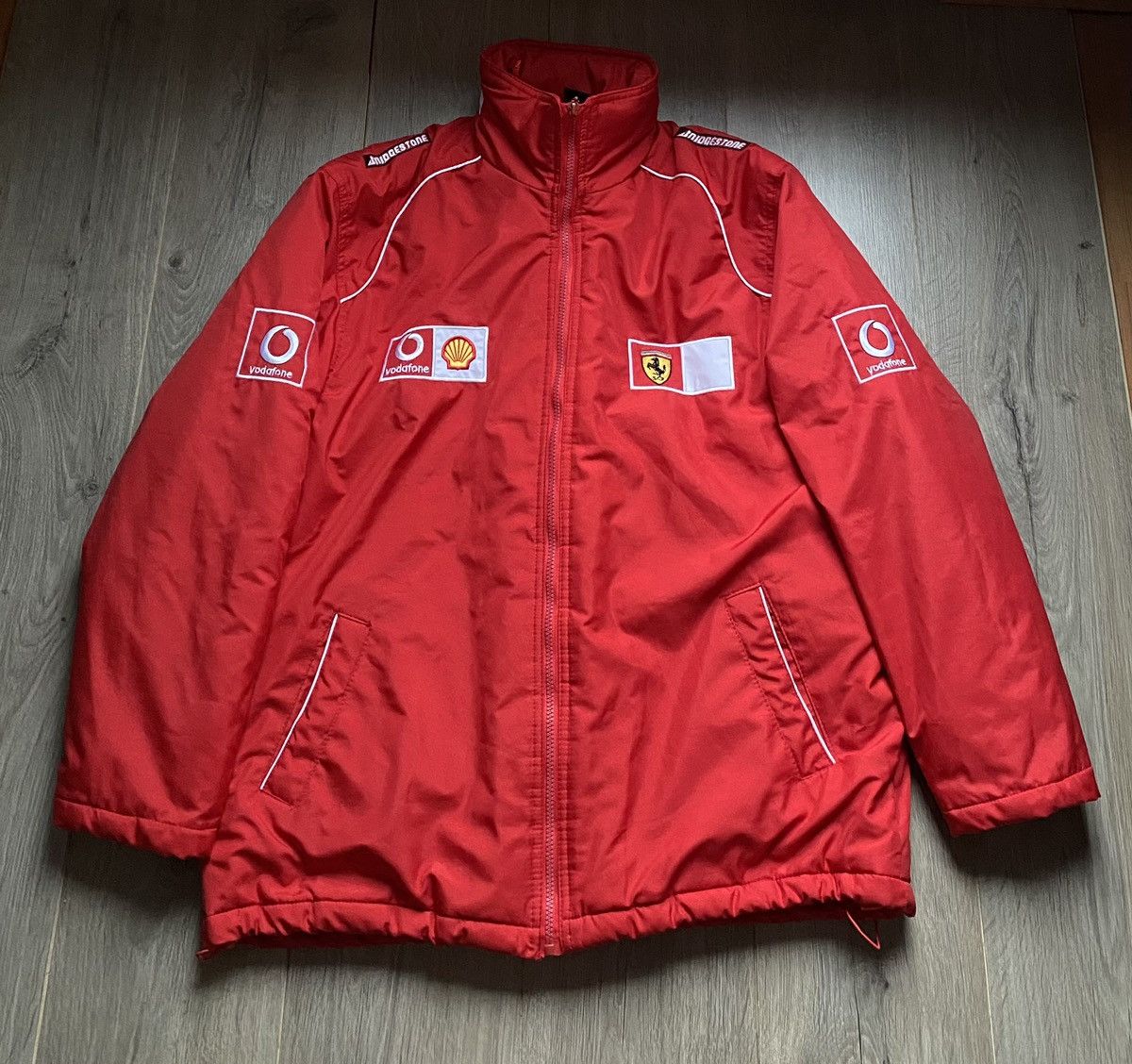 Ferrari Y2K Rare Ferrari Jacket Vintage Japanese Brand Big Logo Size US L / EU 52-54 / 3 - 1 Thumbnail