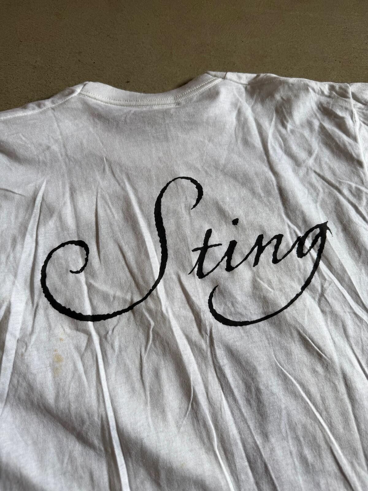 Other VTG 1991 Sting Backstage Pass Concert Tee Sz Med Size US M / EU 48-50 / 2 - 4 Thumbnail