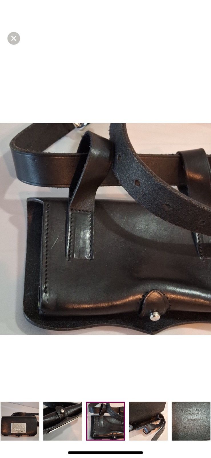 Ralph Lauren Purple Label Very rare vintage saddle, proprietor bag Size ONE SIZE - 5 Thumbnail