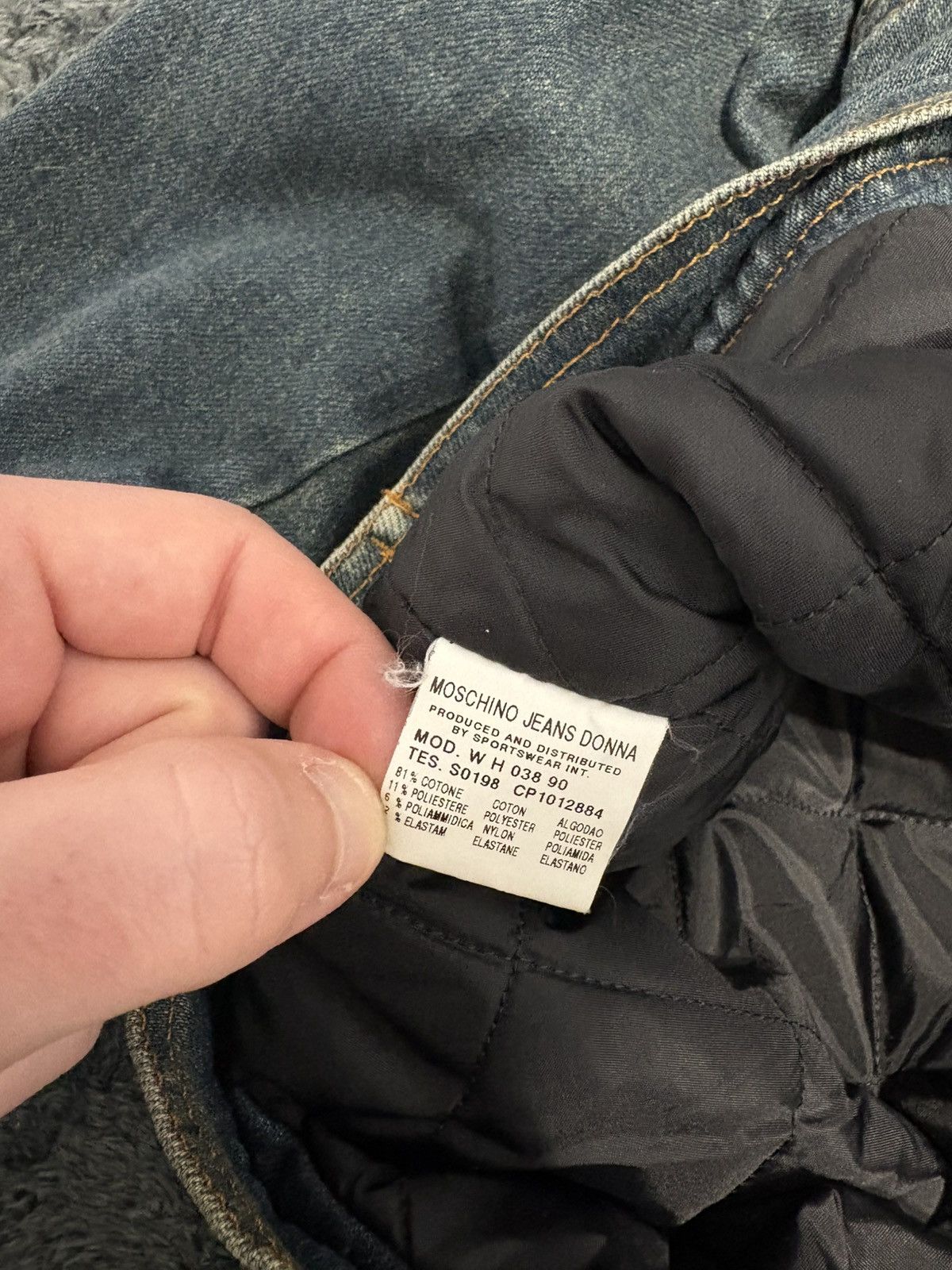 Moschino RARE Vintage Moschino Heavy Y2K Denim Jacket Size M / US 6-8 / IT 42-44 - 9 Thumbnail