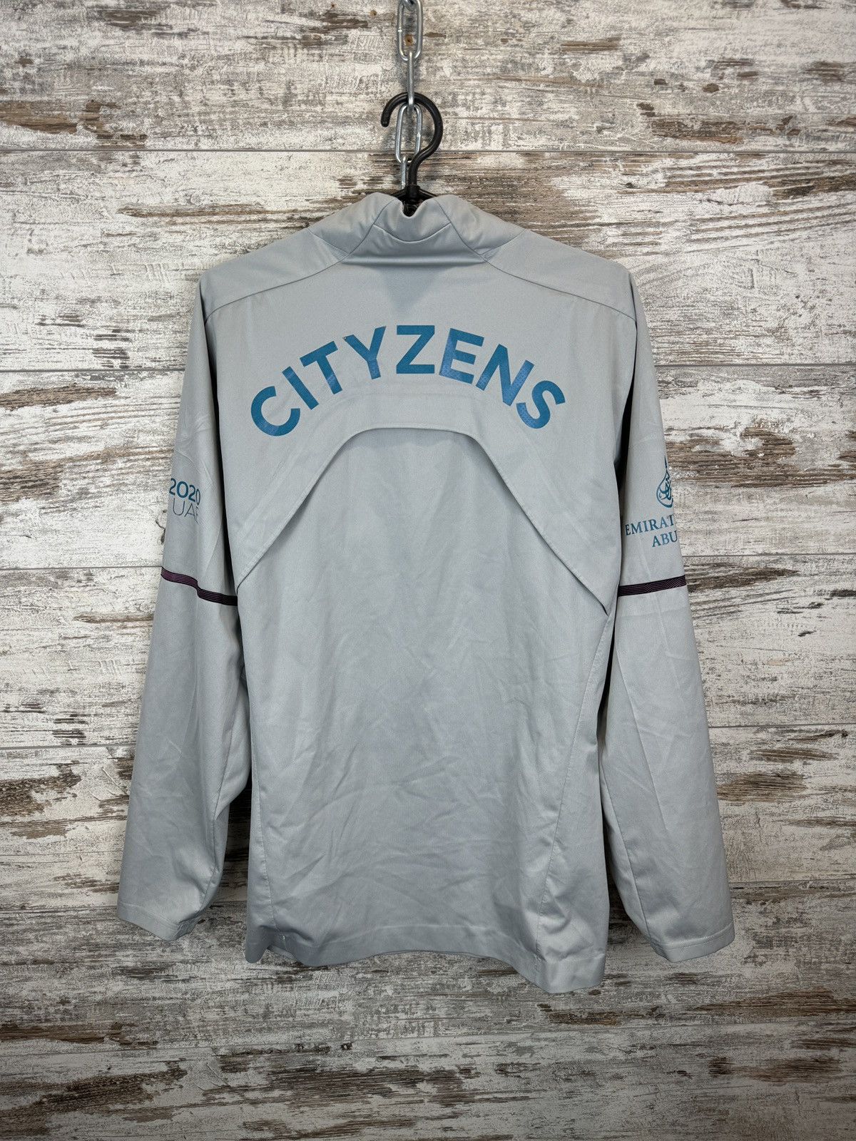 Puma × Vintage Mens Vintage Puma Manchester City FC sweatshirt jersey Size US L / EU 52-54 / 3 - 11 Thumbnail