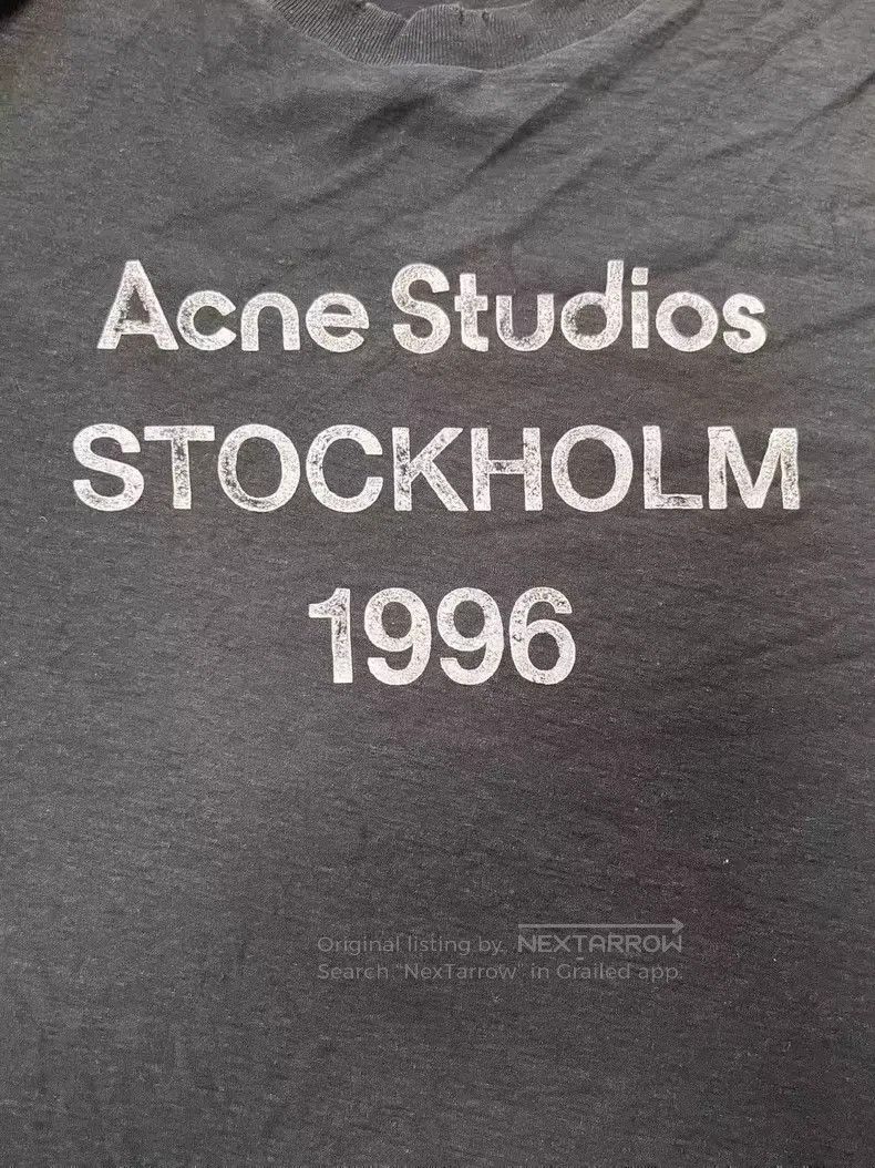 Acne Studios Acne Studios 1996 Series Letter Printed Crewneck Short Sle Size US XS / EU 42 / 0 - 5 Thumbnail